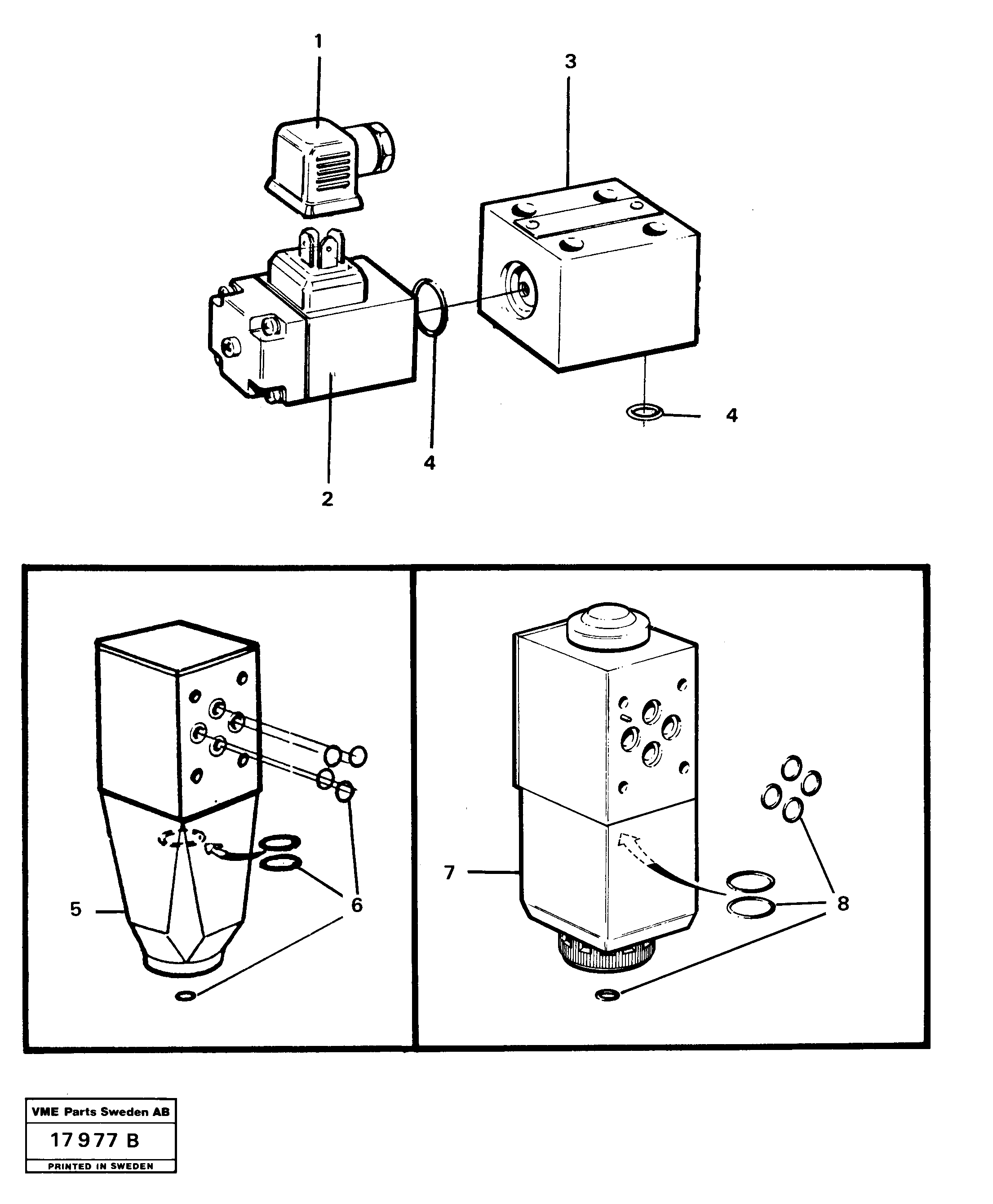 Схема запчастей Volvo L30 - 27928 Magnet valve L30 L30