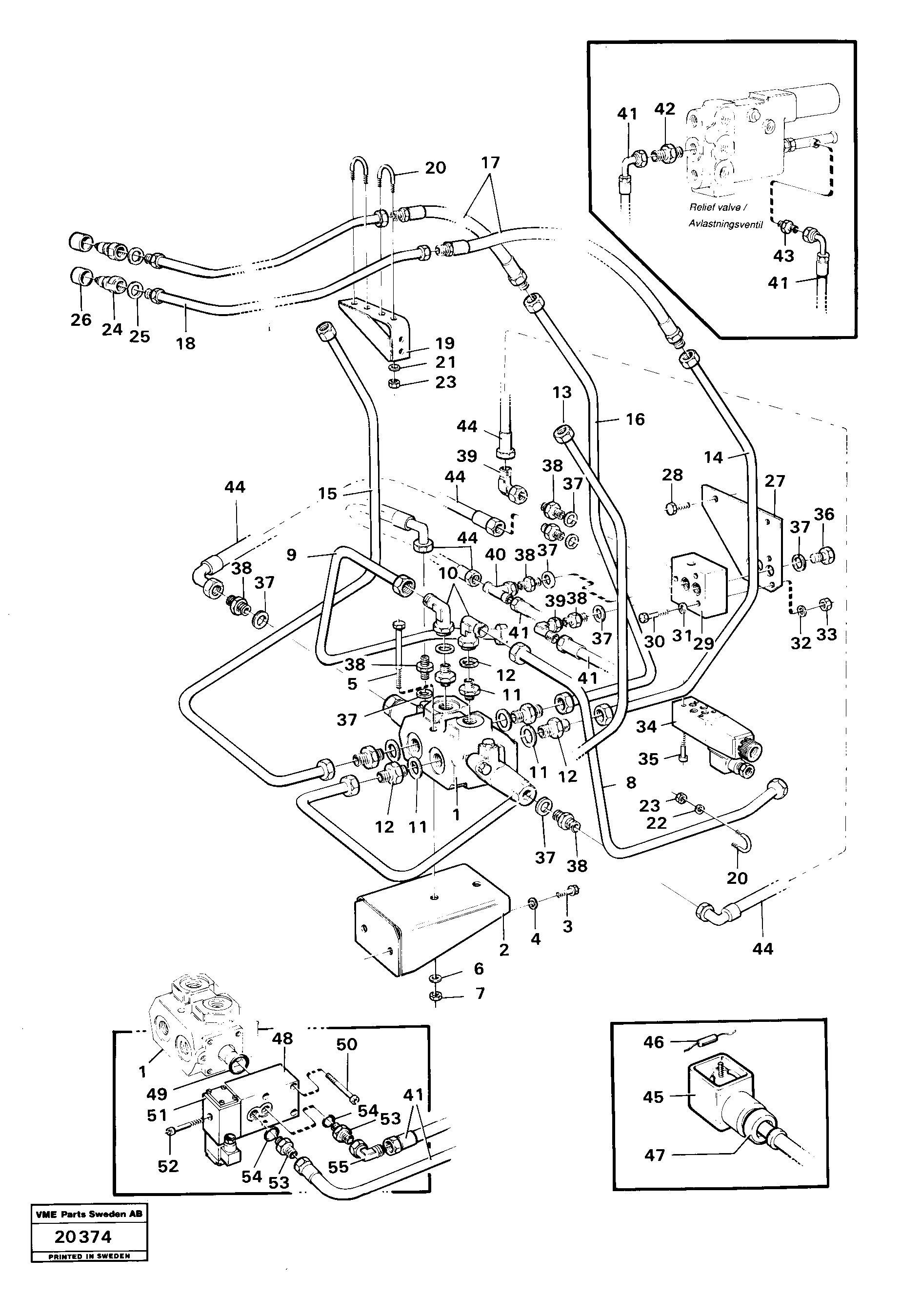 Схема запчастей Volvo L30 - 92263 4:th function L30 L30