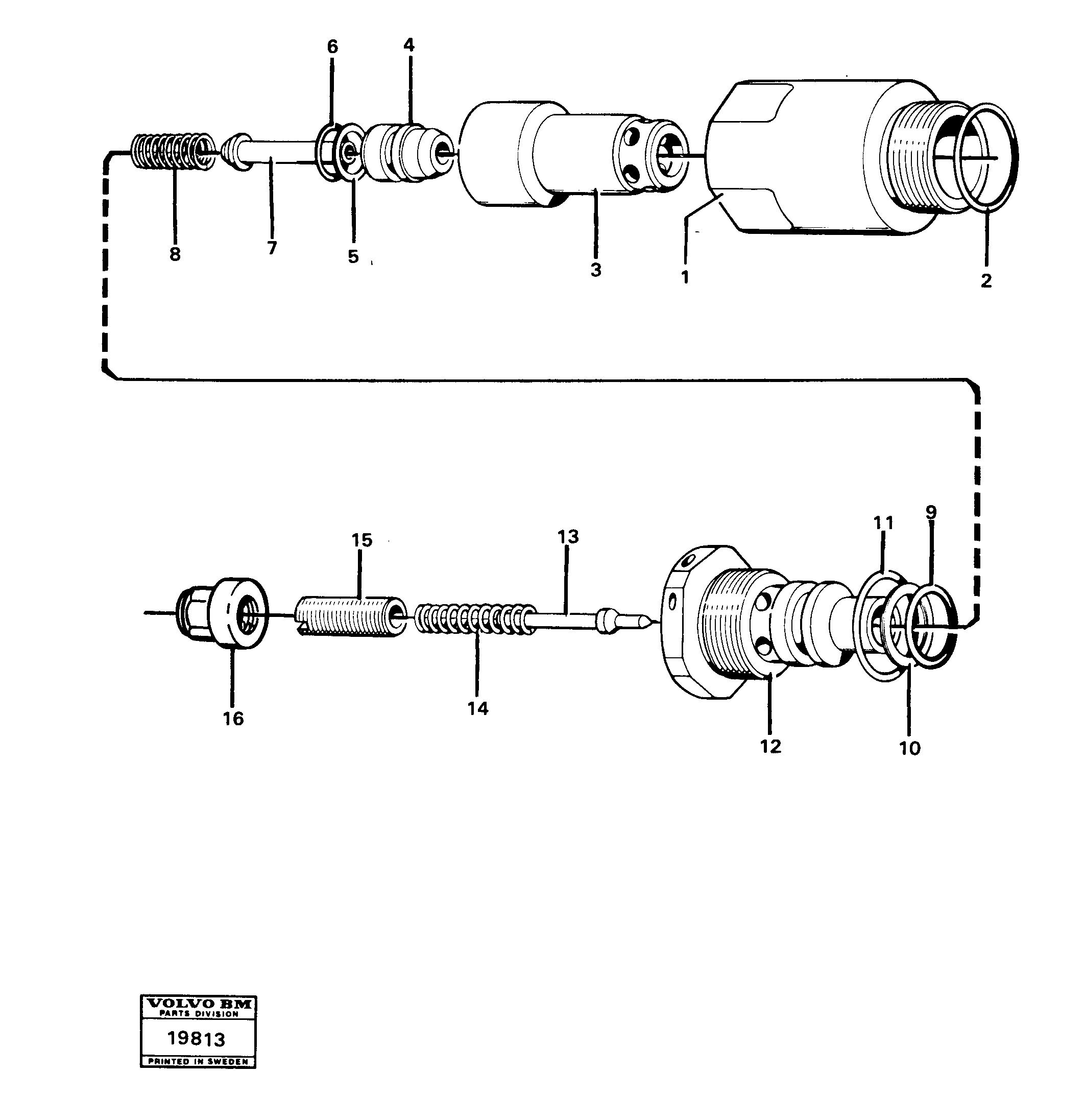 Схема запчастей Volvo L30 - 94756 Valves L30 L30