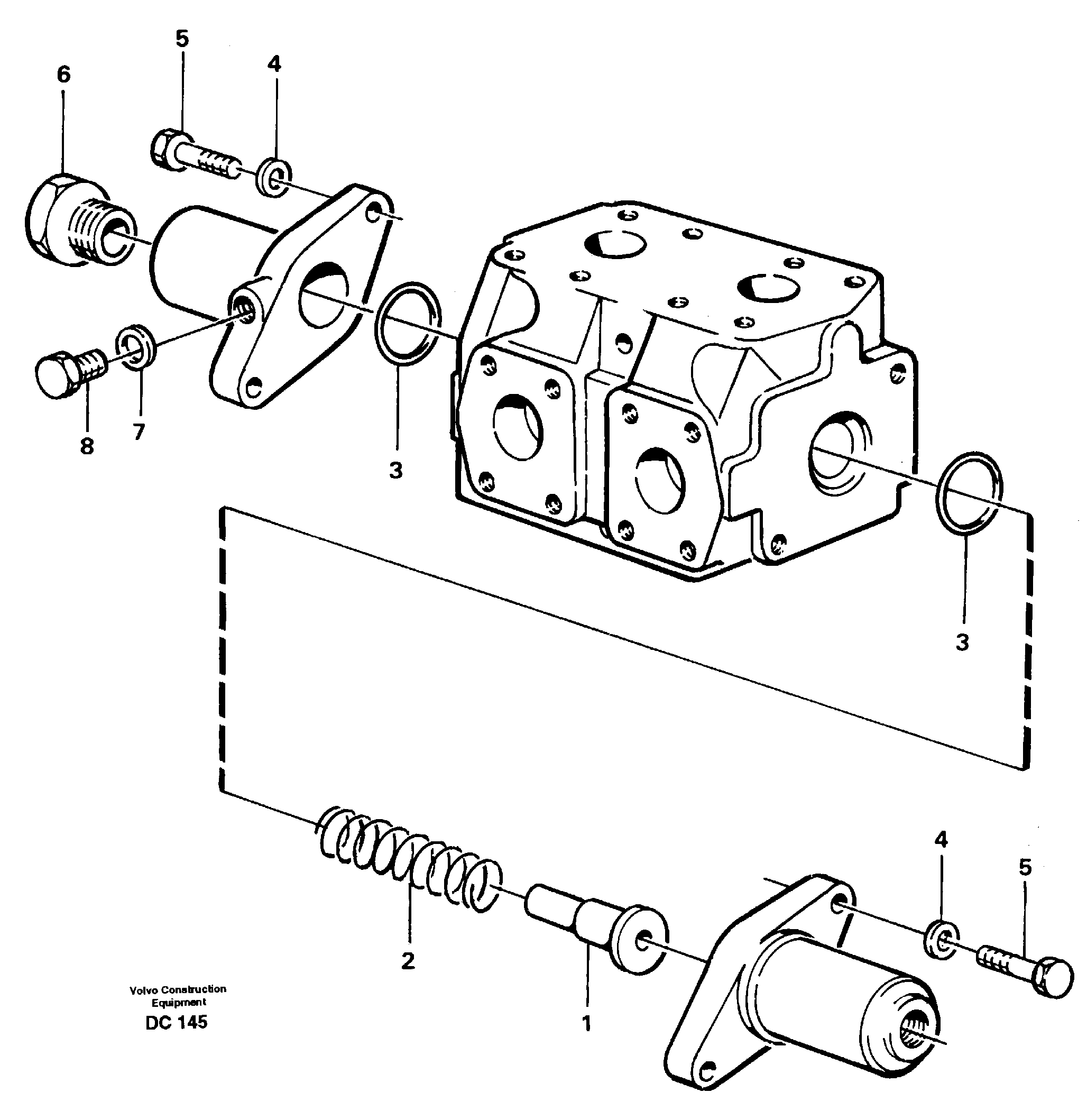 Схема запчастей Volvo L30 - 31389 Reversing valve ATTACHMENTS ATTACHMENTS WHEEL LOADERS GEN. - C