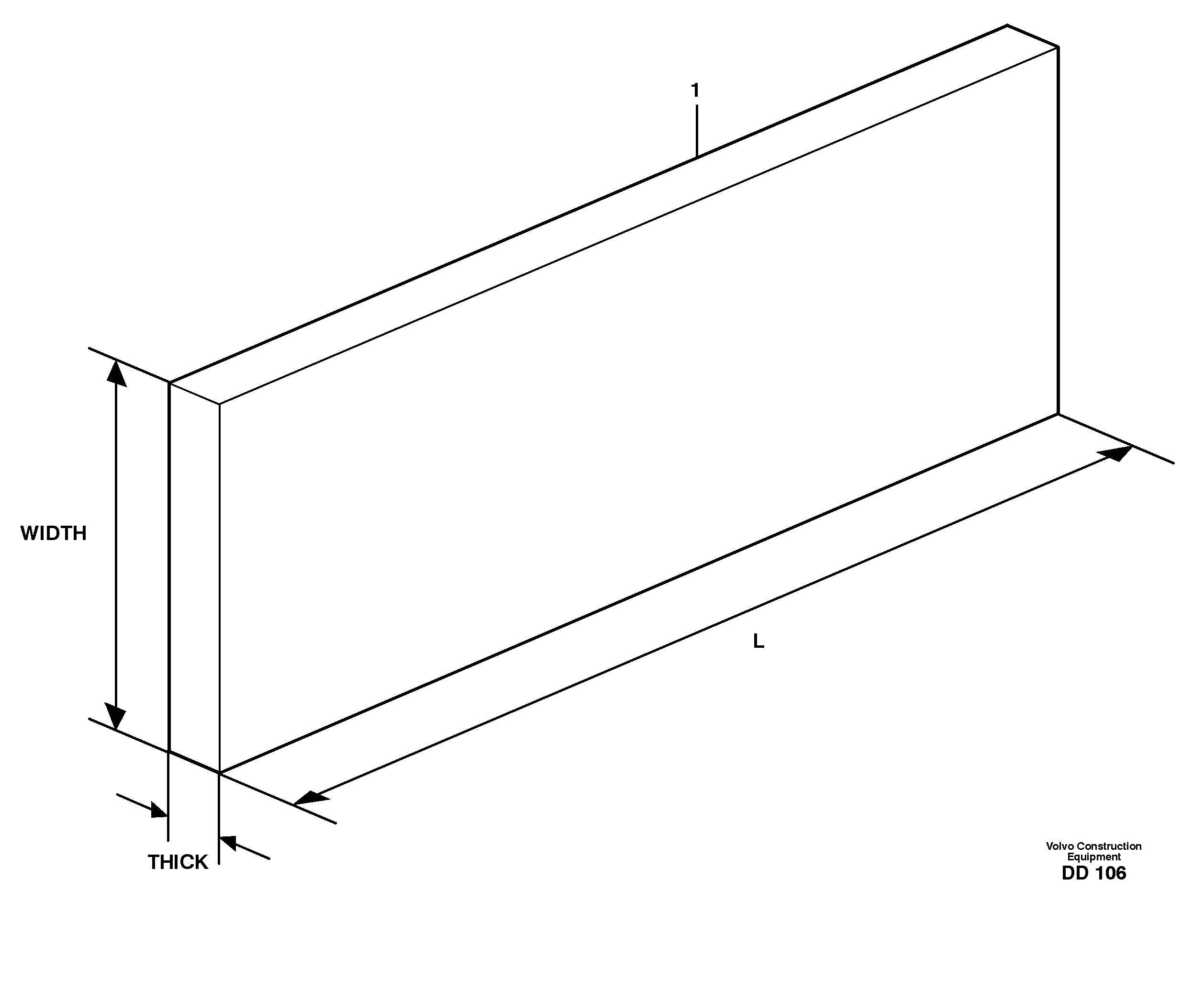Схема запчастей Volvo L30 - 31395 Wear resistant steel sheets, 500 Brinell ATTACHMENTS ATTACHMENTS WHEEL LOADERS GEN. - C