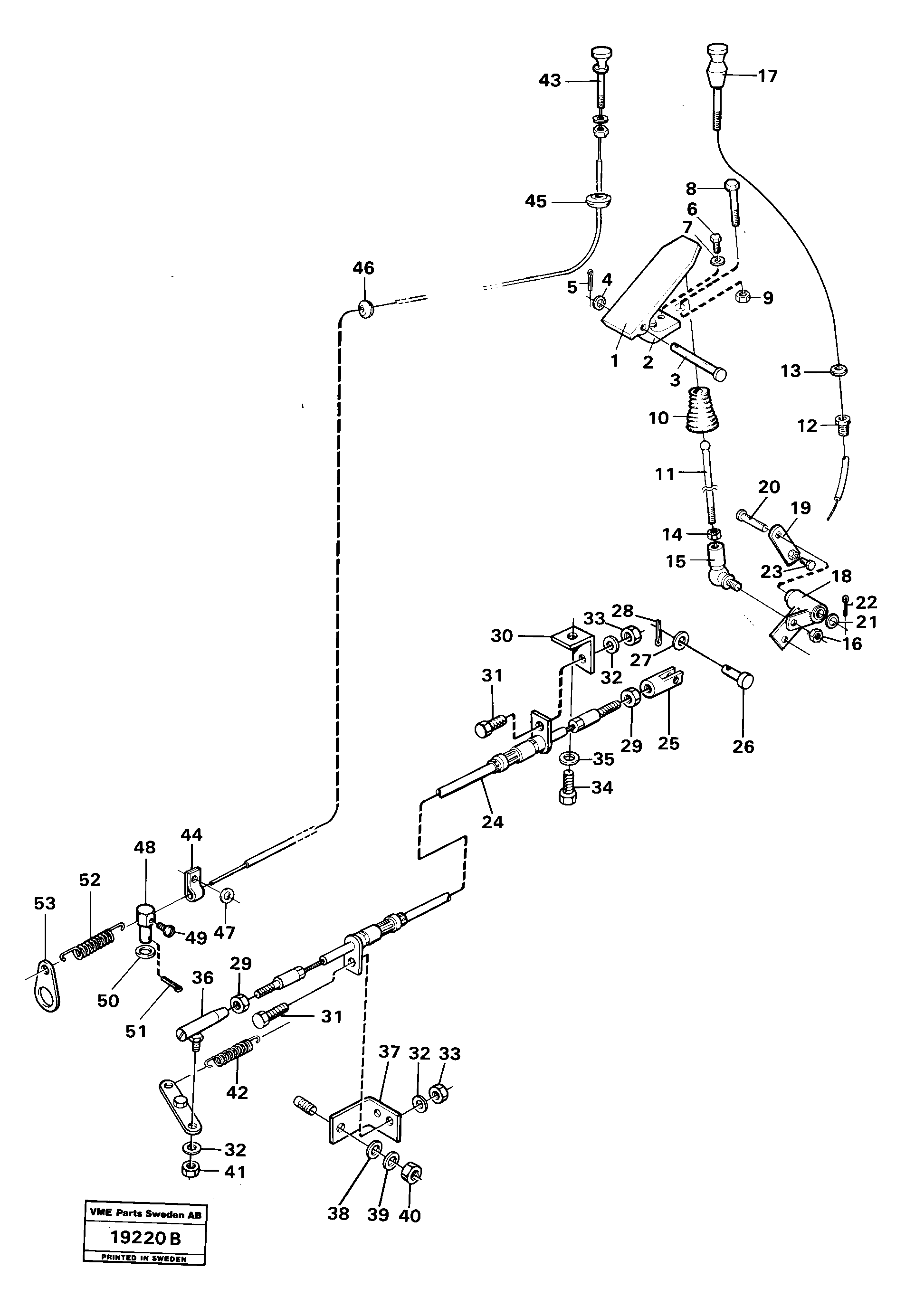 Схема запчастей Volvo L30 - 4379 Regulator control L30 L30