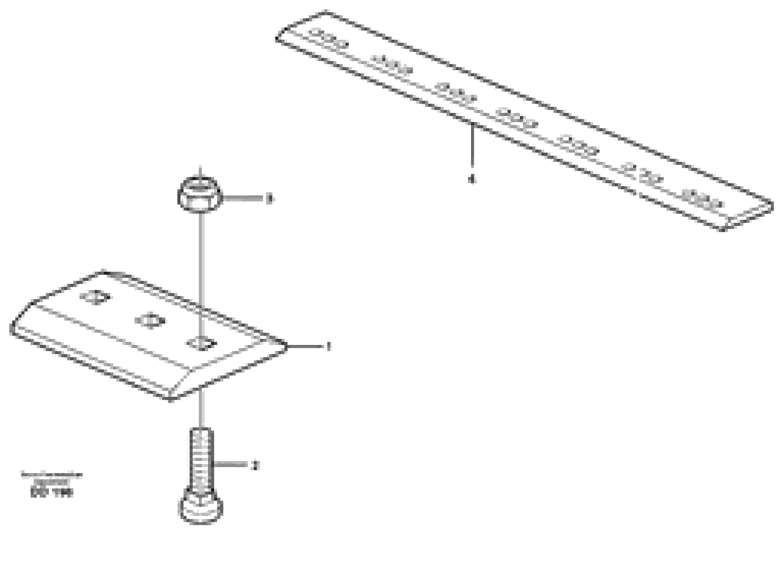 Схема запчастей Volvo L30 - 41450 Segment ATTACHMENTS ATTACHMENTS BUCKETS