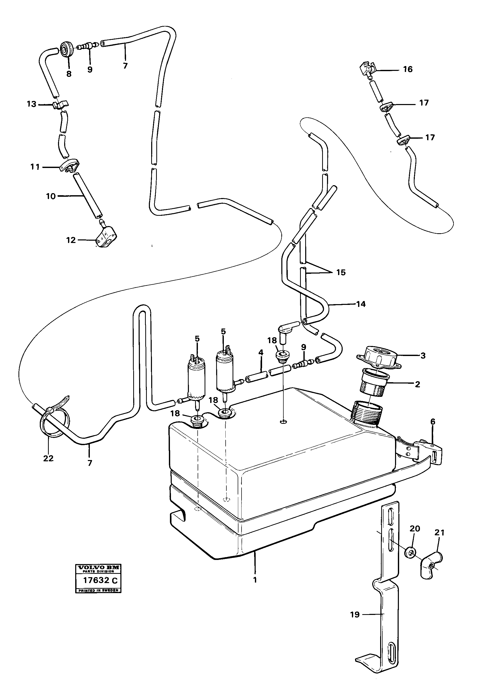 Схема запчастей Volvo L30 - 40426 Шайба лобового стекла (ветрового) L30 L30
