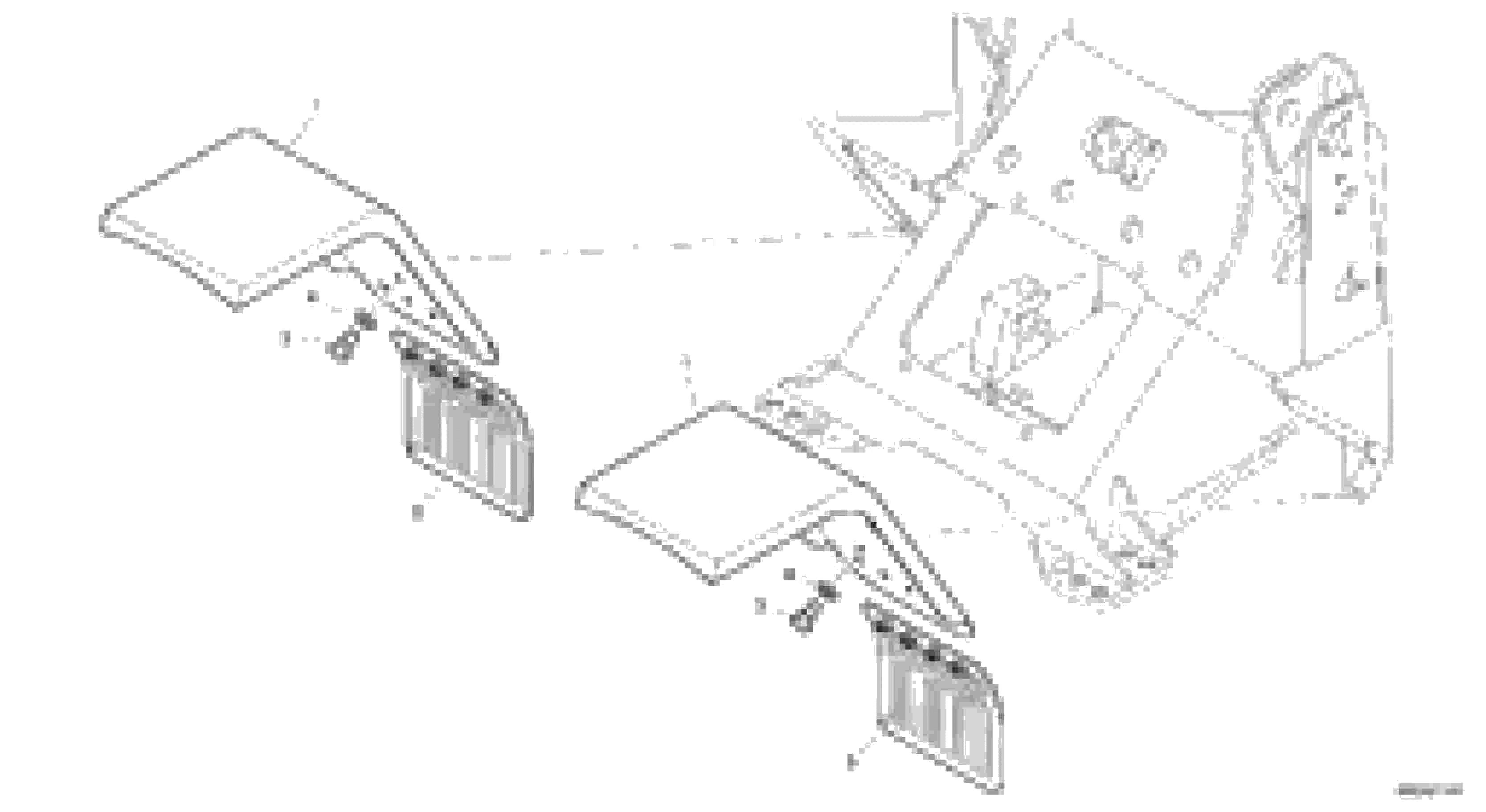 Схема запчастей Volvo L30 - 23686 Front mudguard L30 TYPE 180, 181 SER NO - 2200