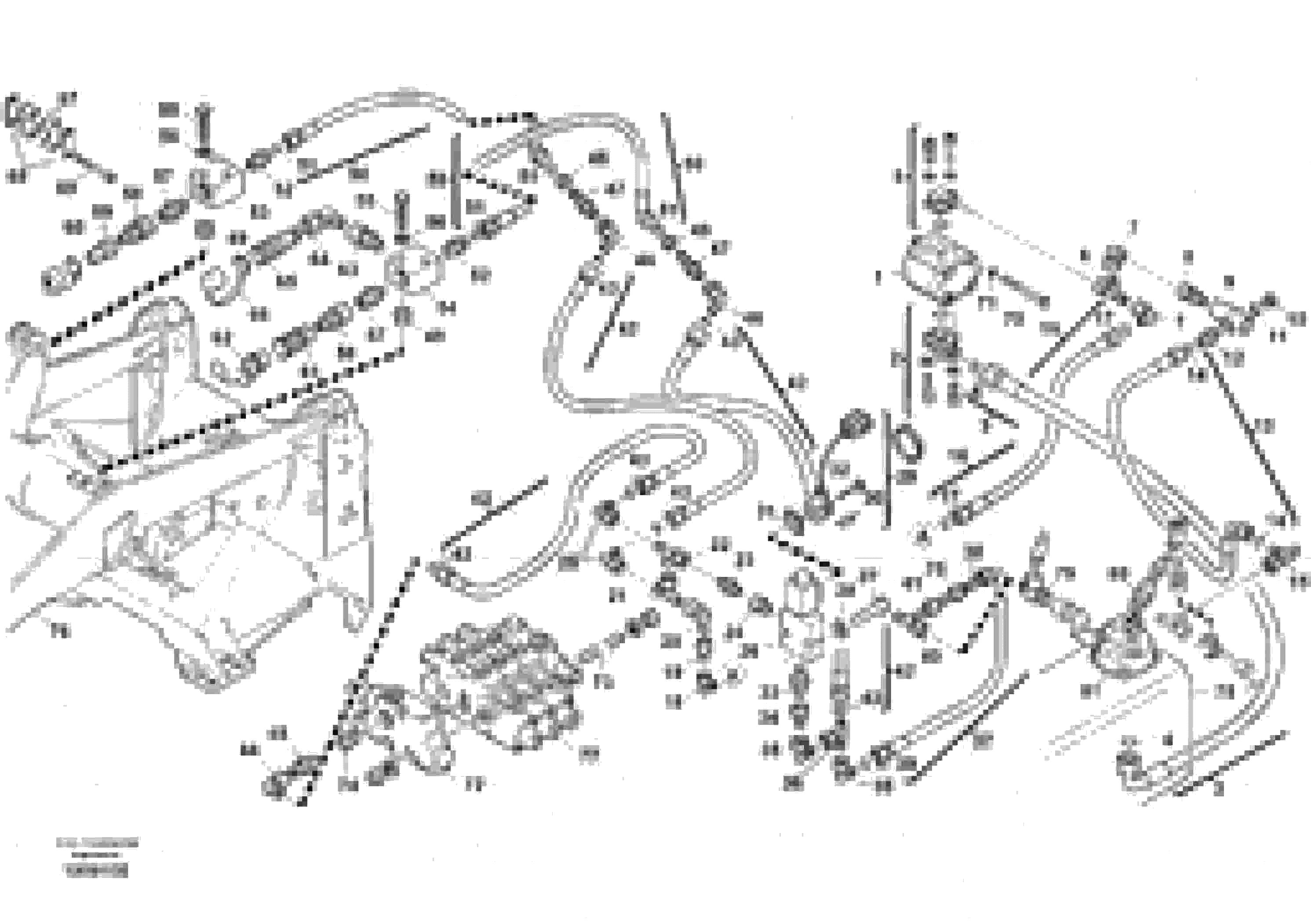 Схема запчастей Volvo L30B - 57323 Auxil. pomp with lines L30B TYPE 182, 183, 185 SER NO 3000 -