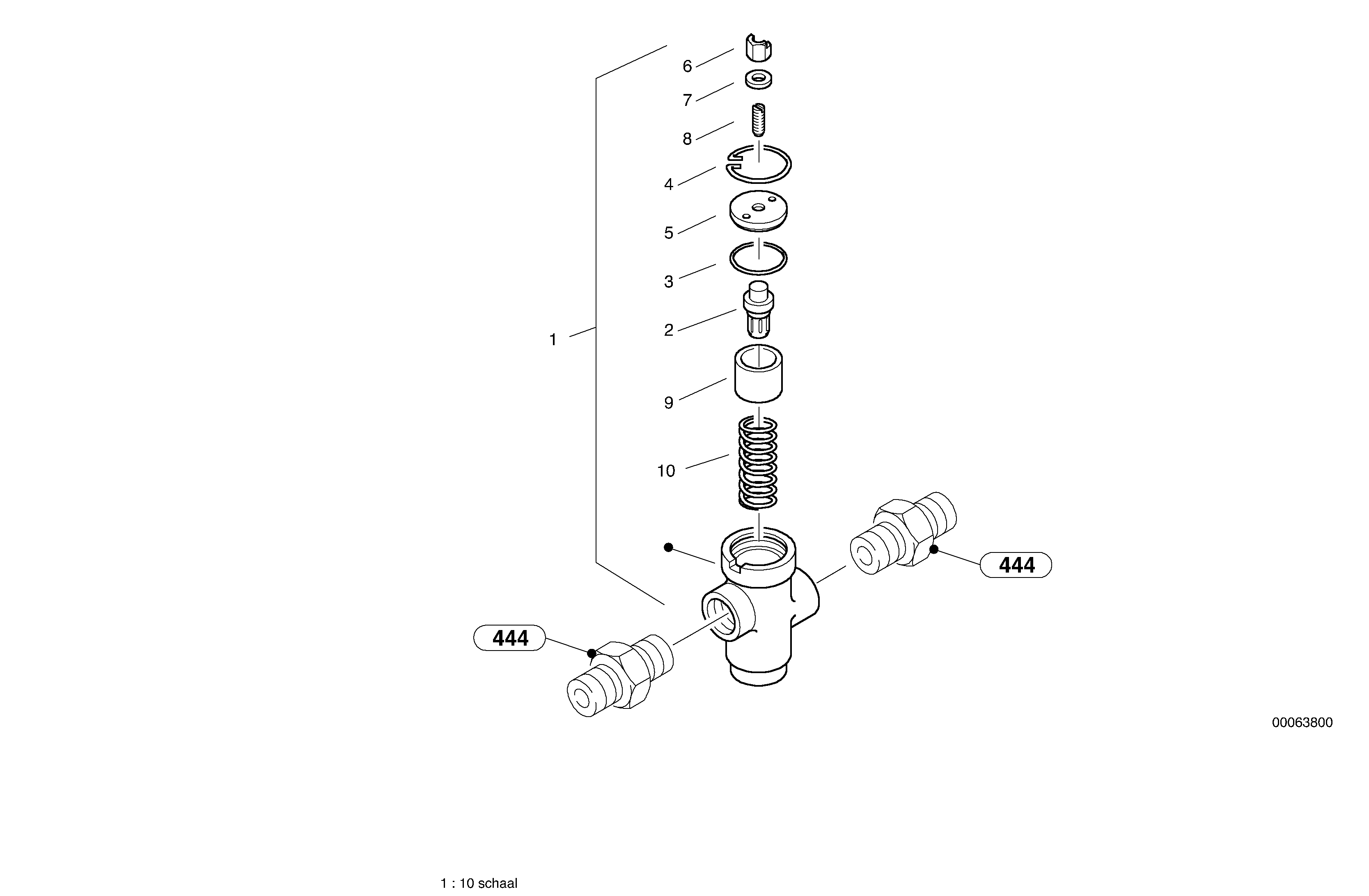 Схема запчастей Volvo L30B - 6429 Temperature-regulator L30B SER NO - 1803869 / 1812999 / 1822999