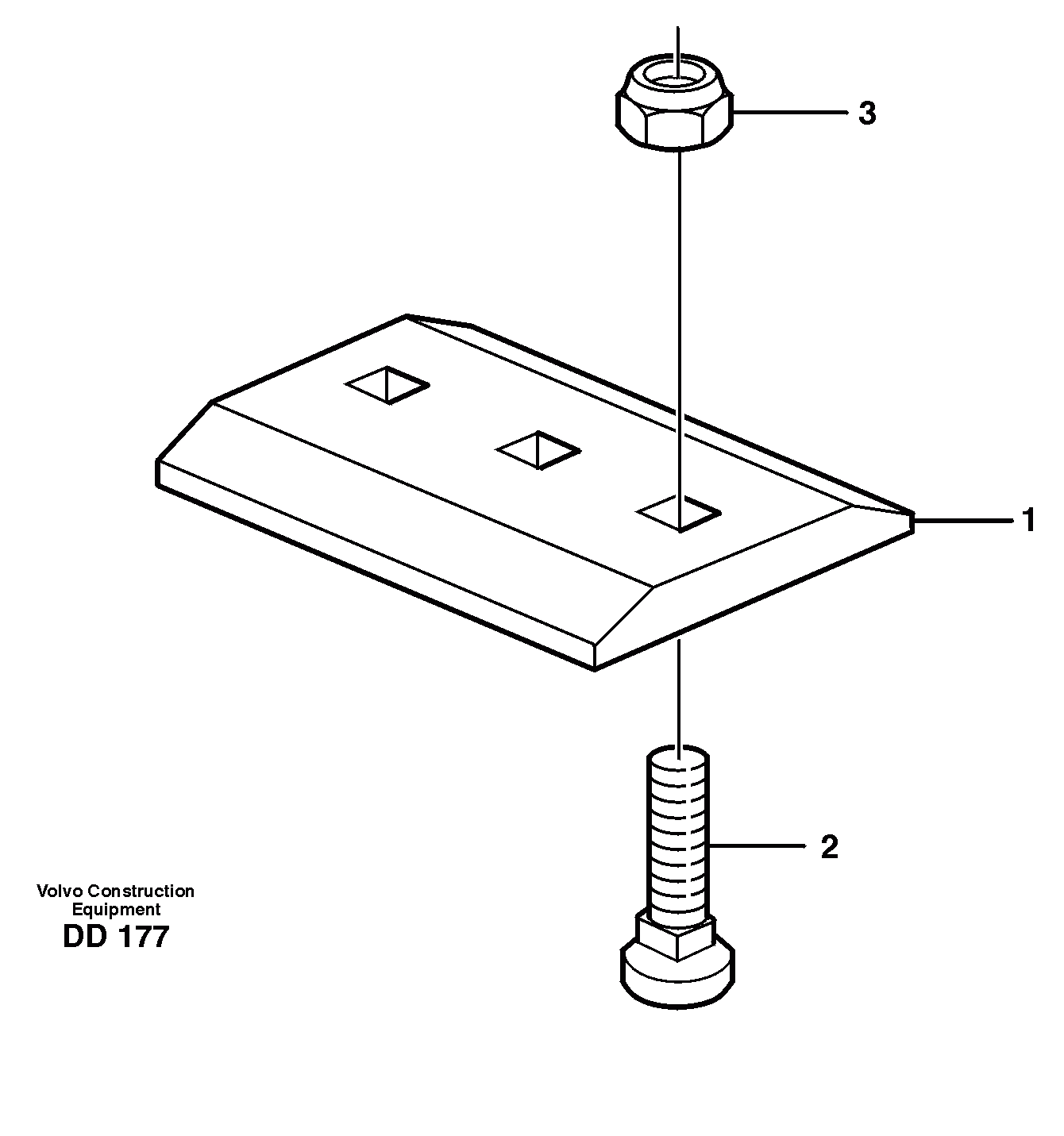 Схема запчастей Volvo L30B - 39382 Segment ATTACHMENTS ATTACHMENTS BUCKETS