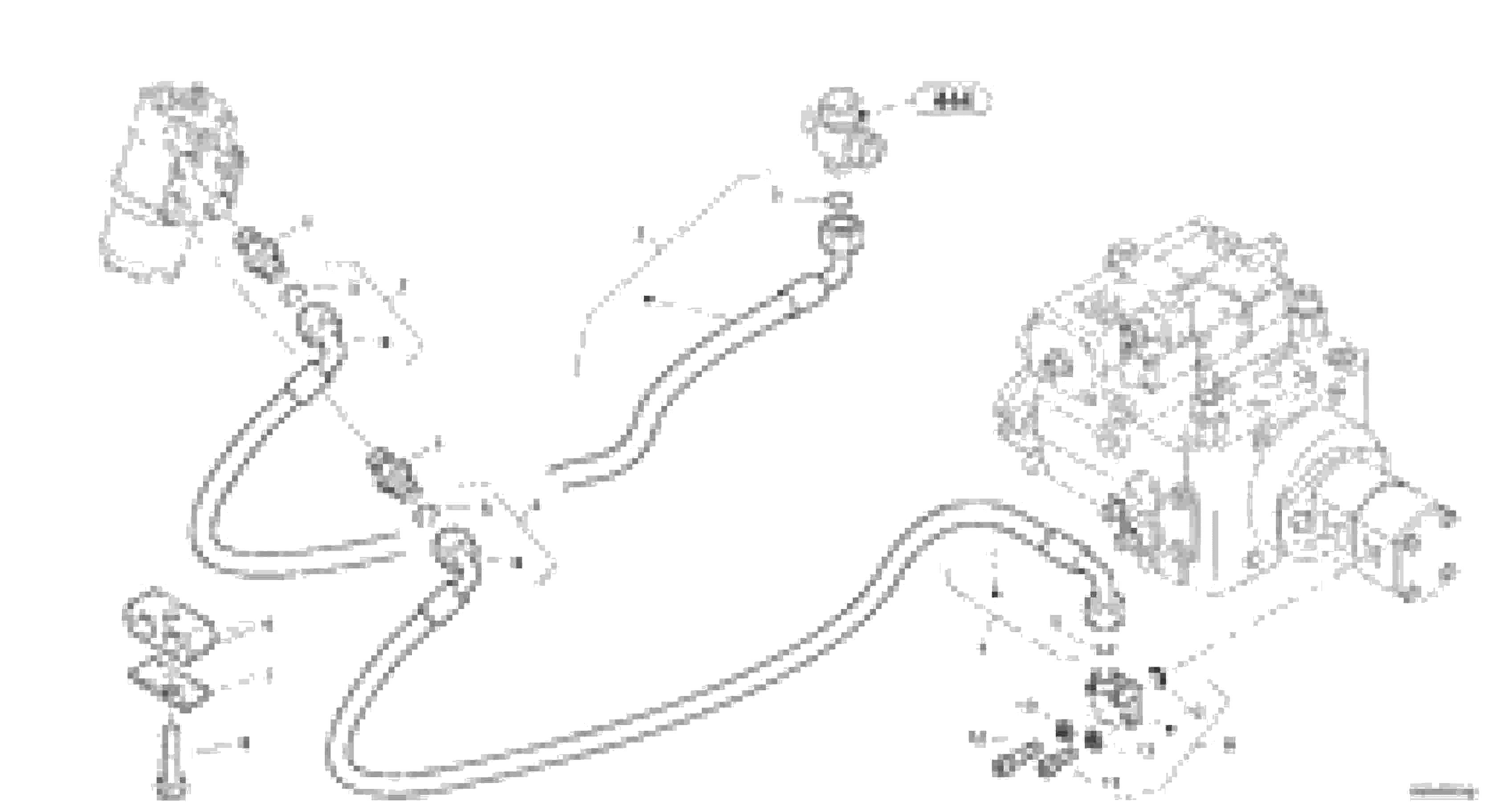 Схема запчастей Volvo L30B - 19802 Steering-hydraulic equipment - rear vehicle L30B TYPE 182, 183, 185 SER NO 3000 -
