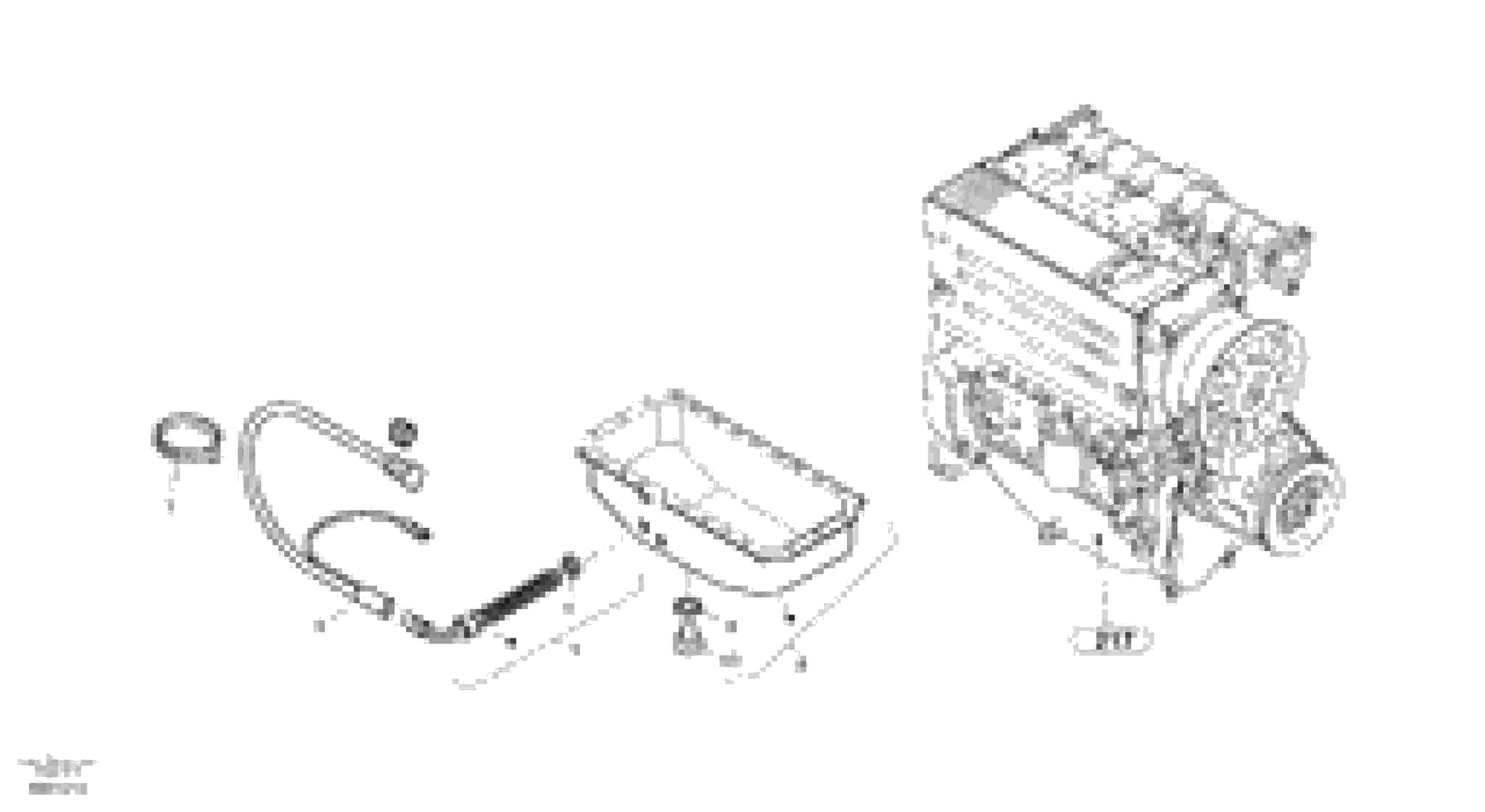 Схема запчастей Volvo L30B - 38572 Motor oil preheating L30B TYPE 183, 185 SER NO - 2999