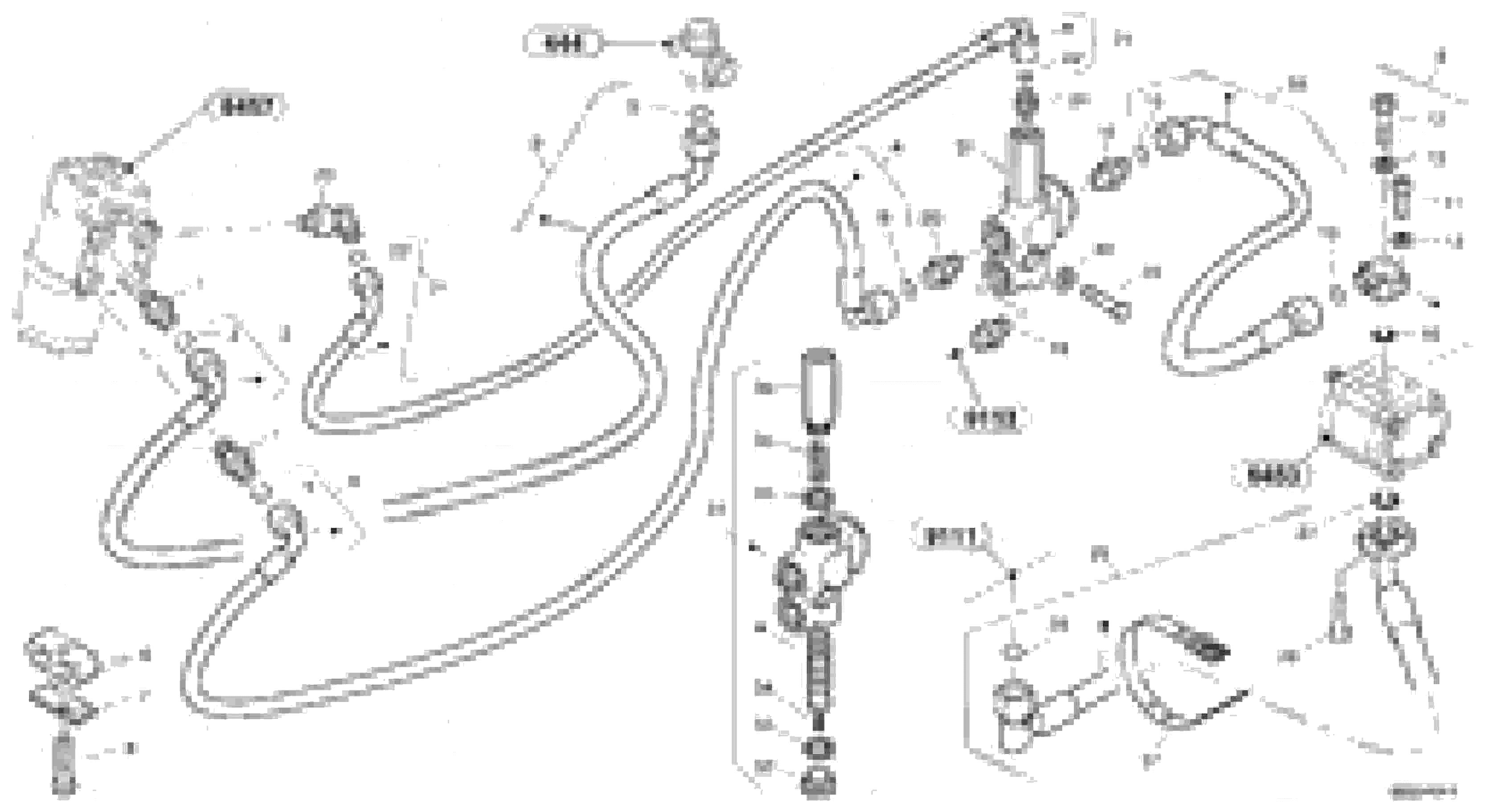 Схема запчастей Volvo L35B - 22289 Steering-hydraulic equipment - rear vehicle L35B TYPE 186, 187, 188, 189 SER NO - 2999