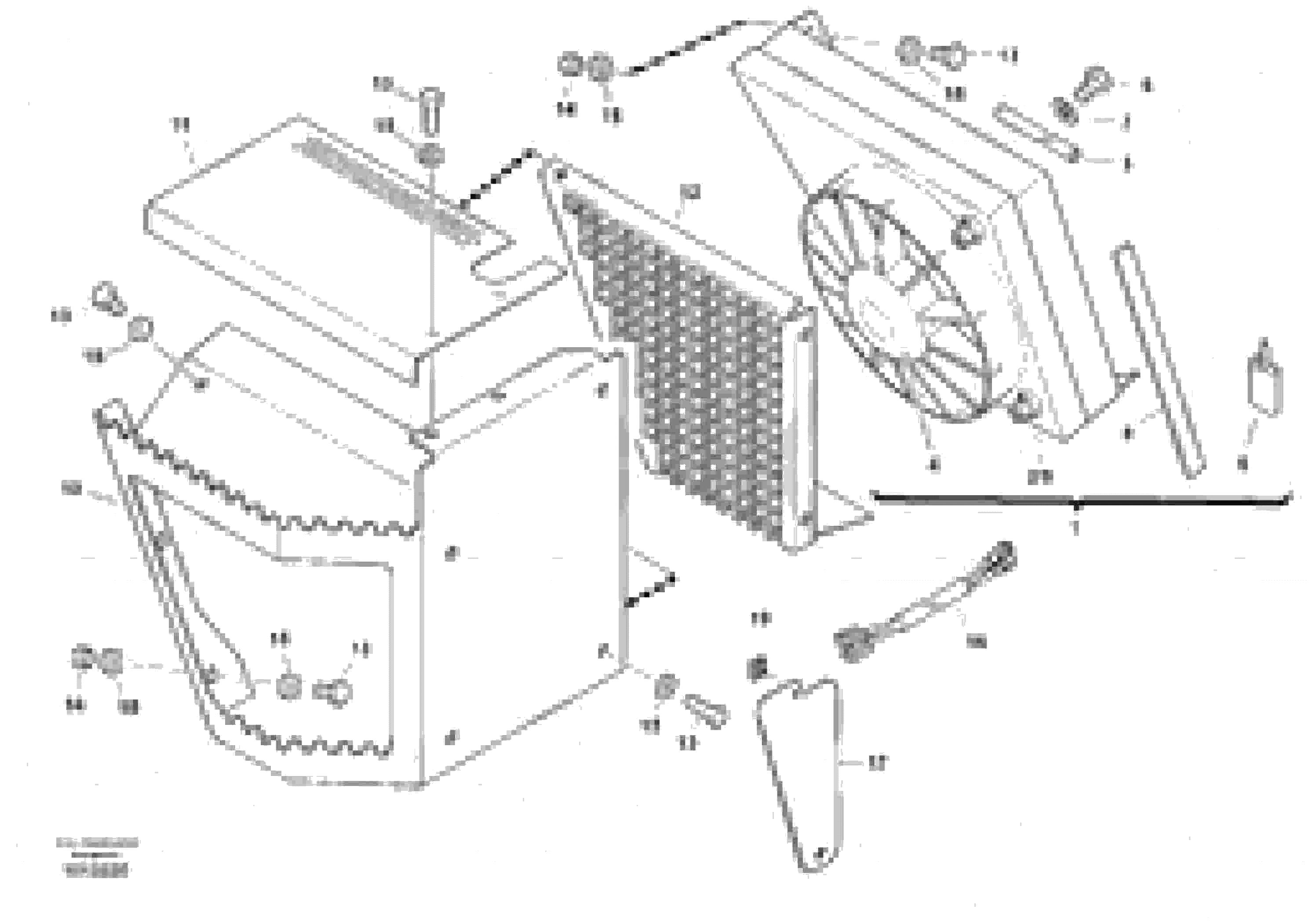 Схема запчастей Volvo L35B - 86307 Condenser L35B S/N186/187/188/1893000 - 6000