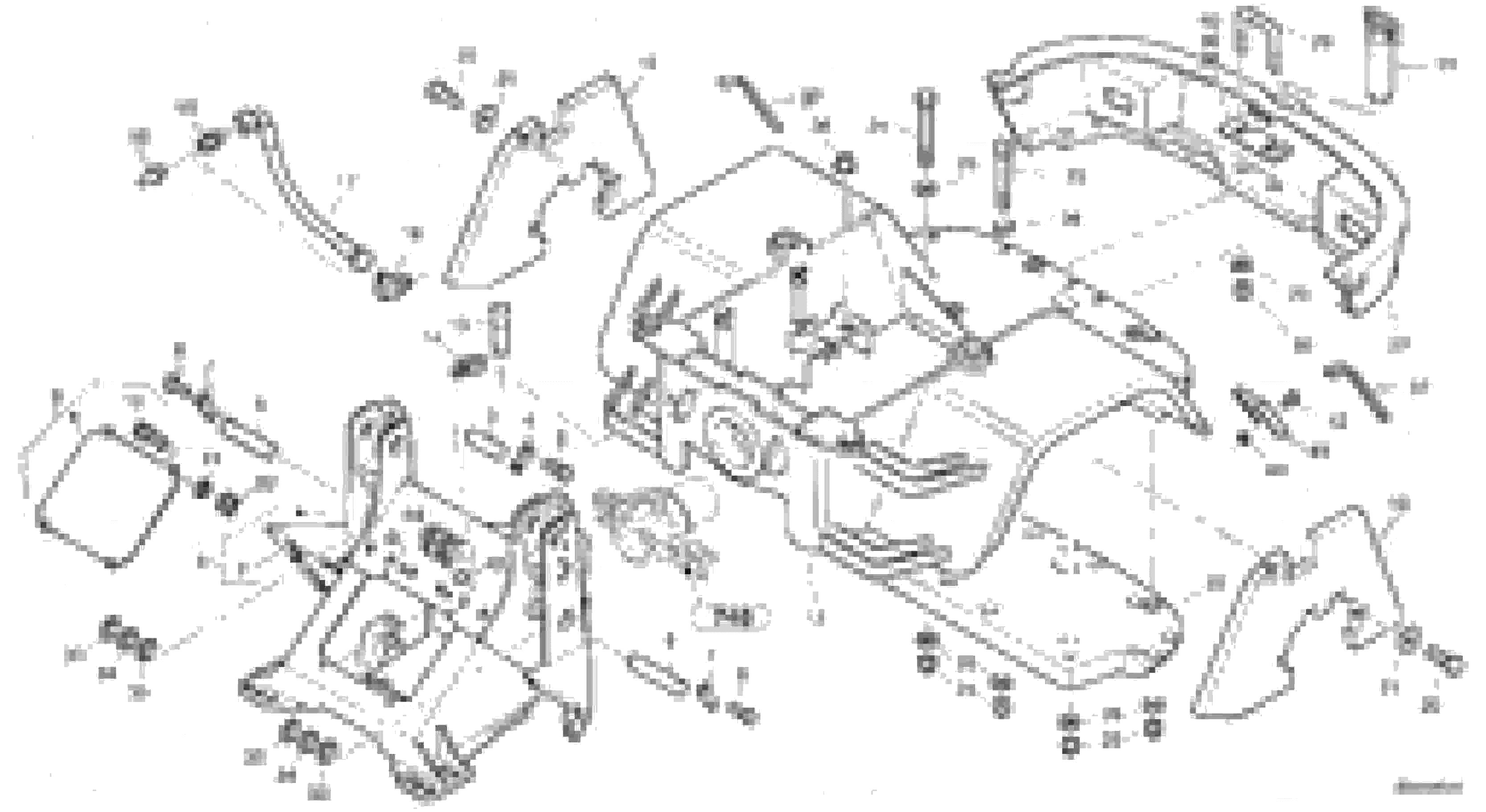 Схема запчастей Volvo L35B - 39749 Frame L35B TYPE 186, 187, 188, 189 SER NO - 2999