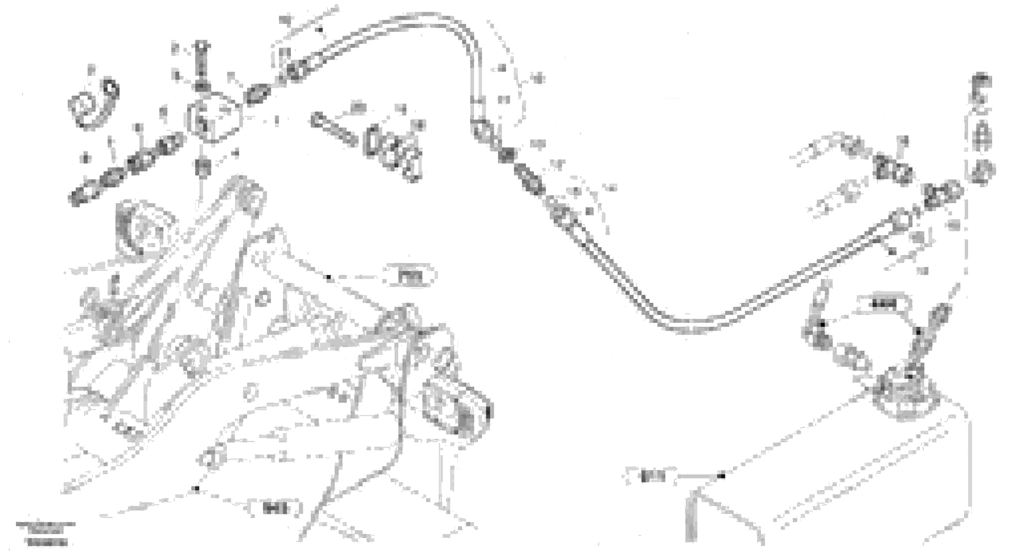 Схема запчастей Volvo L35B - 19708 Leakage line - Option L35B S/N186/187/188/1893000 - 6000