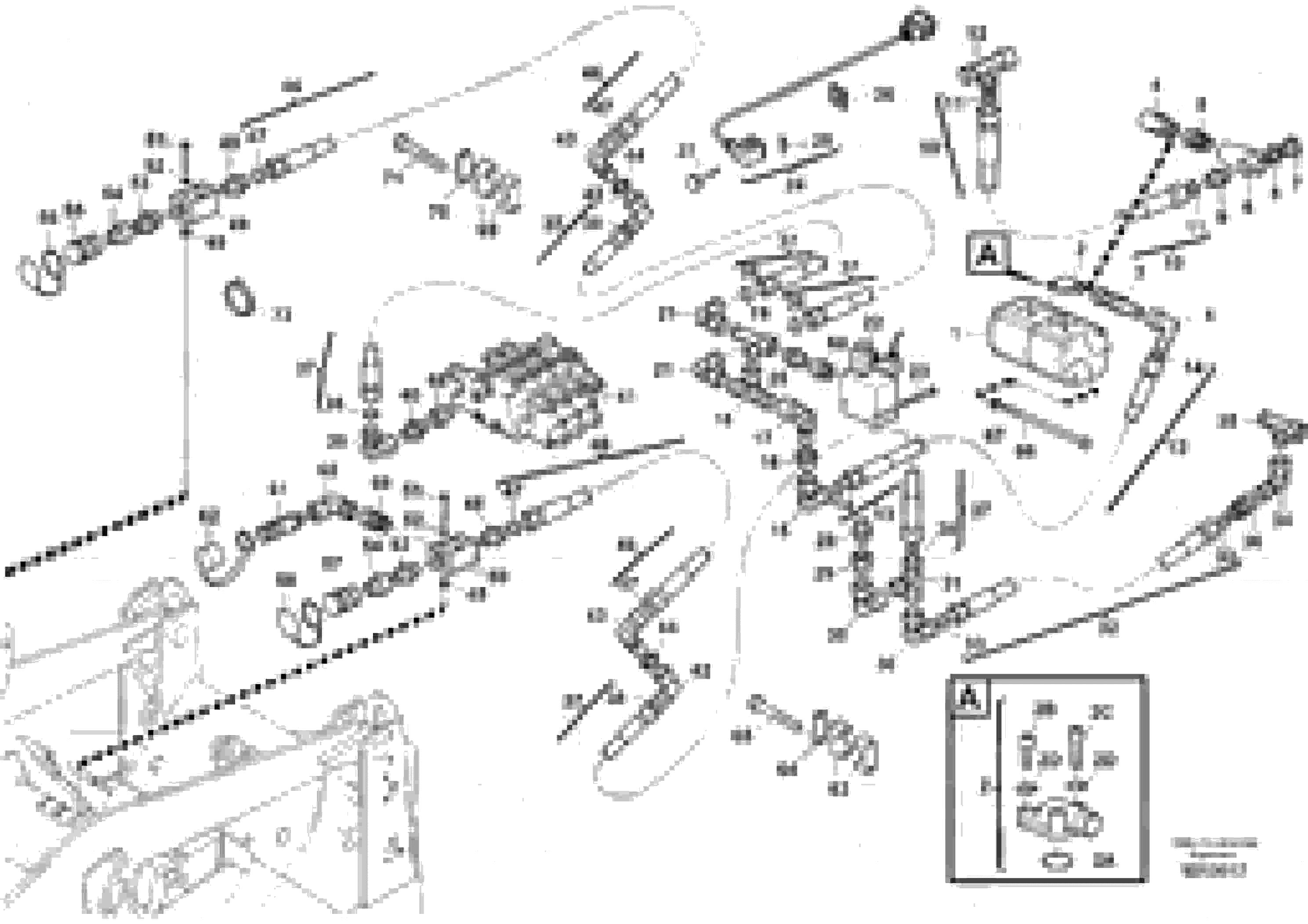 Схема запчастей Volvo L35B - 57326 Auxil. pomp with lines L35B S/N186/187/188/1893000 - 6000