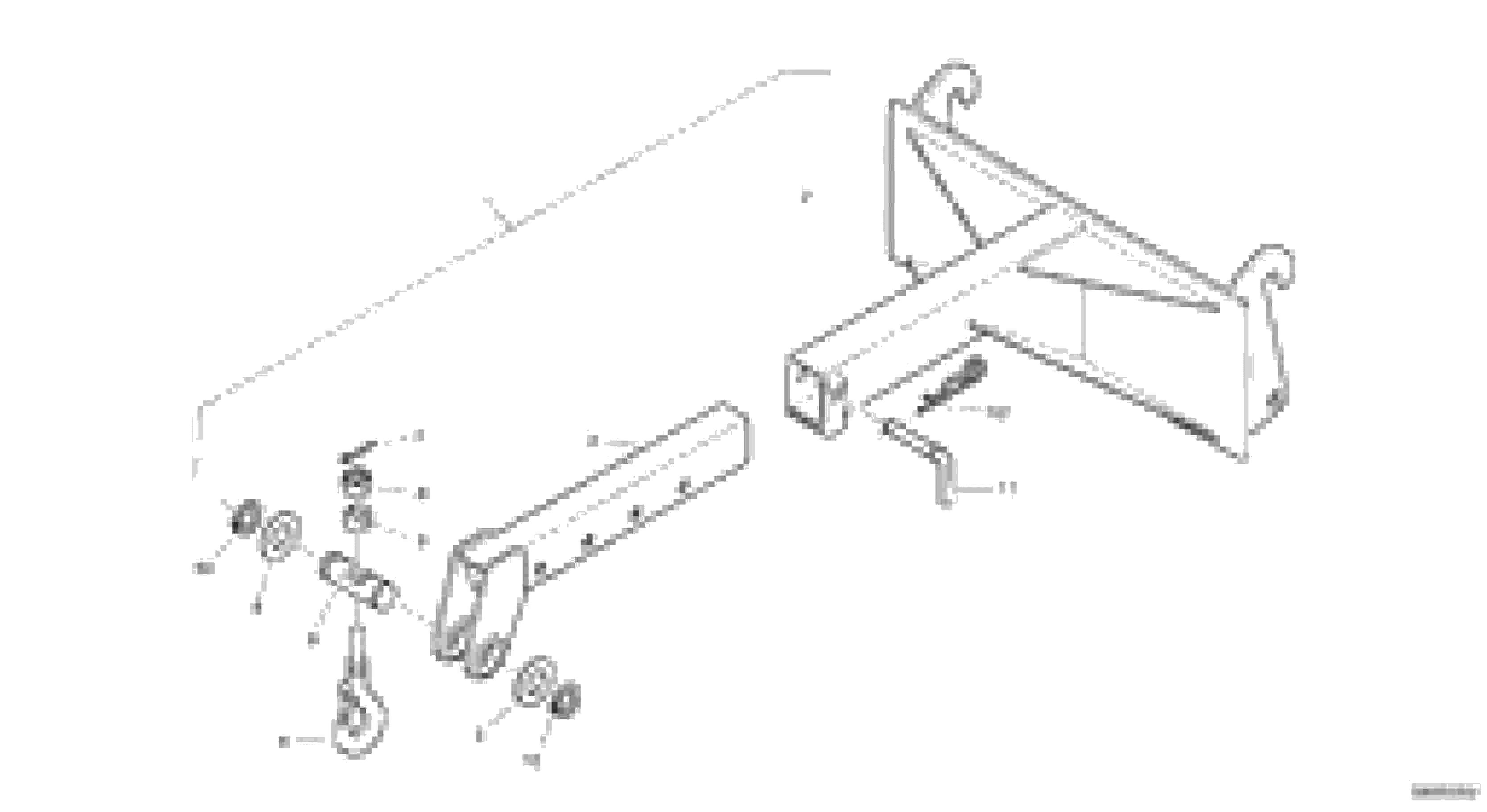 Схема запчастей Volvo L35B - 23295 Load hook, telescopically L35B TYPE 186, 187, 188, 189 SER NO - 2999