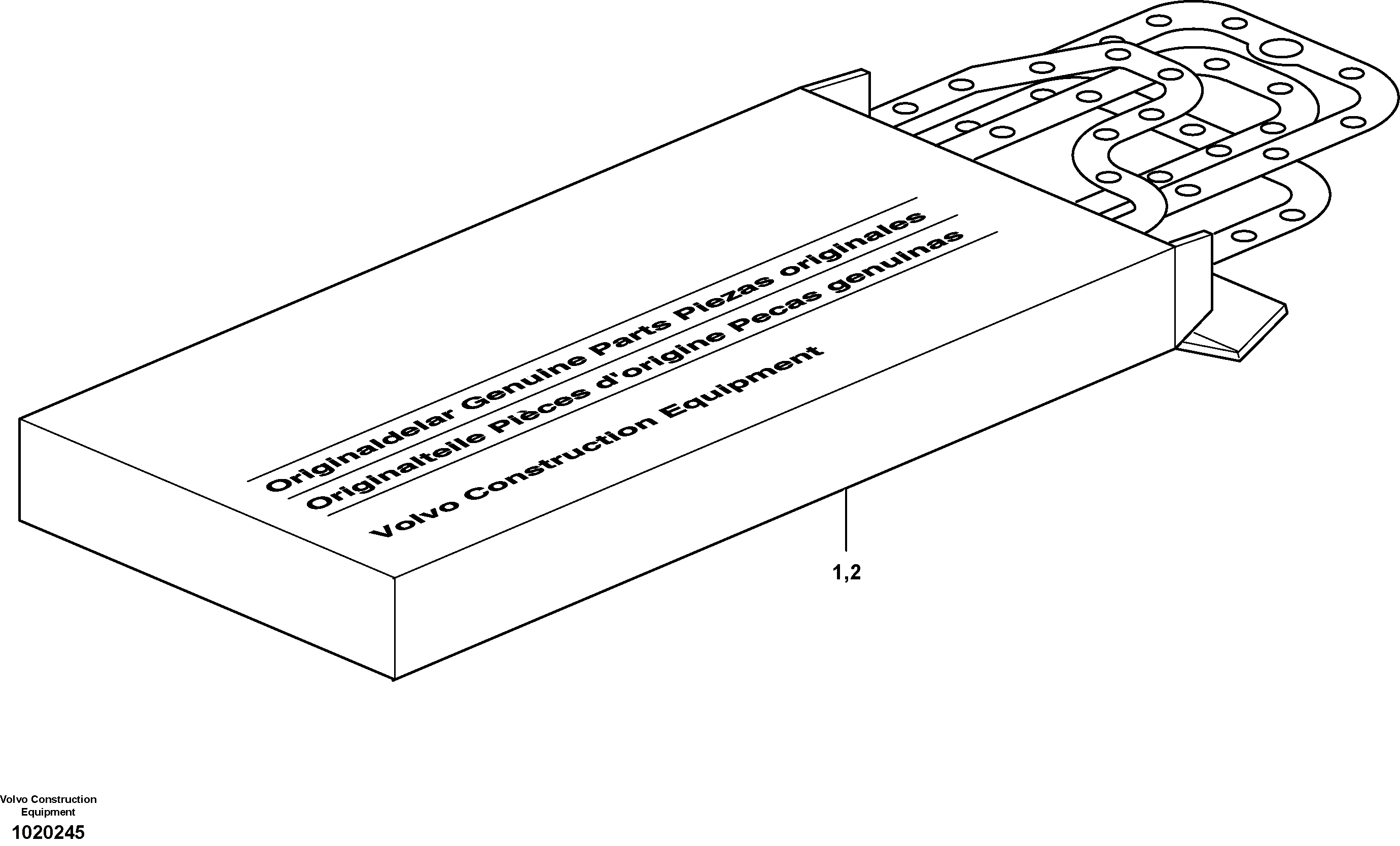 Схема запчастей Volvo L35B - 45904 Ремкомплект двигателя L35B S/N186/187/188/1893000 - 6000