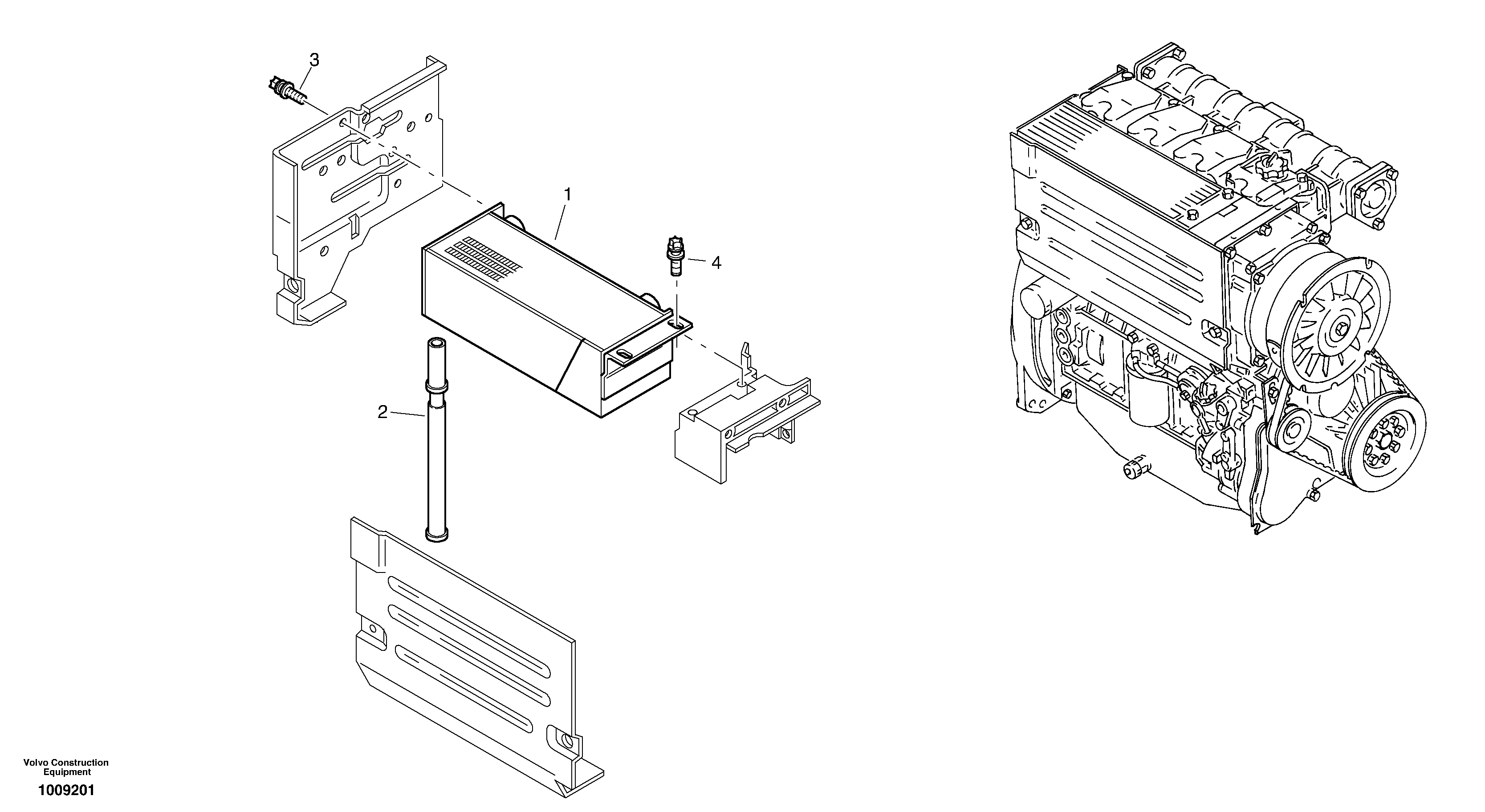 Схема запчастей Volvo L35B - 46177 Engine - oil cooler L35B S/N186/187/188/1893000 - 6000