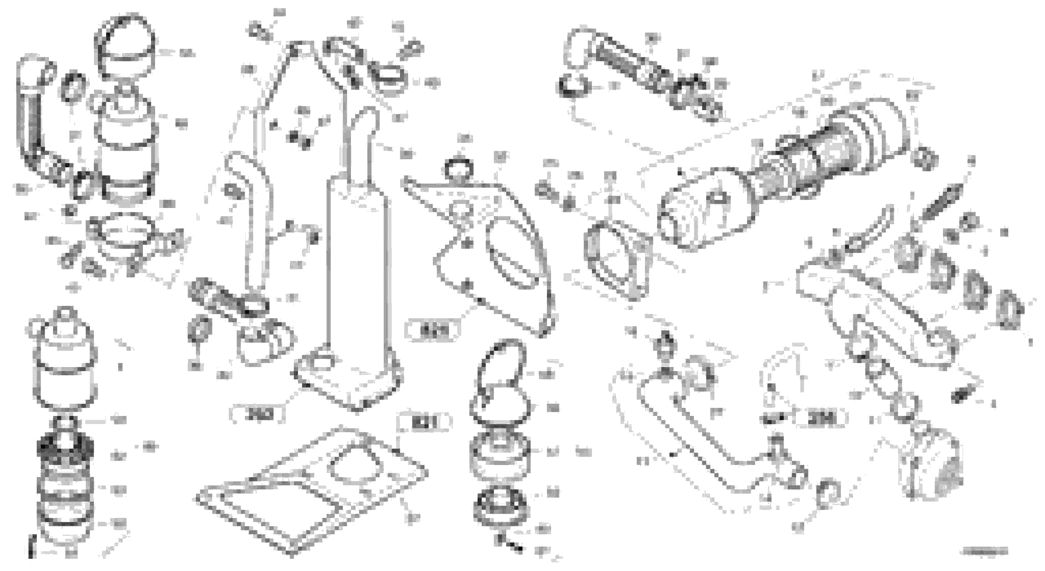 Схема запчастей Volvo L35B - 80402 Prefilter - Oil bath air filter L35B S/N186/187/188/1893000 - 6000