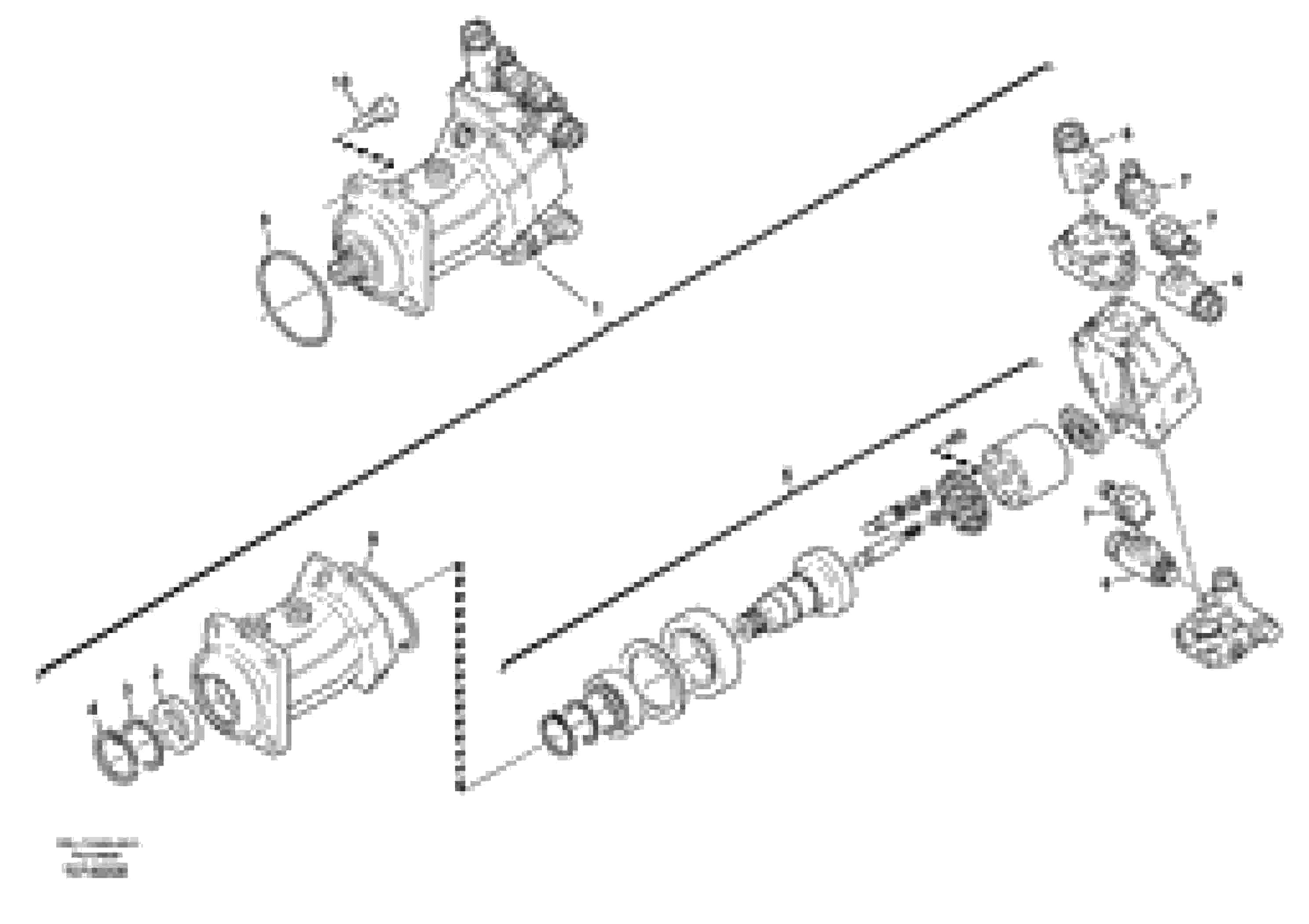 Схема запчастей Volvo L35B - 29122 Variable displacement motor L35B S/N186/187/188/1893000 - 6000