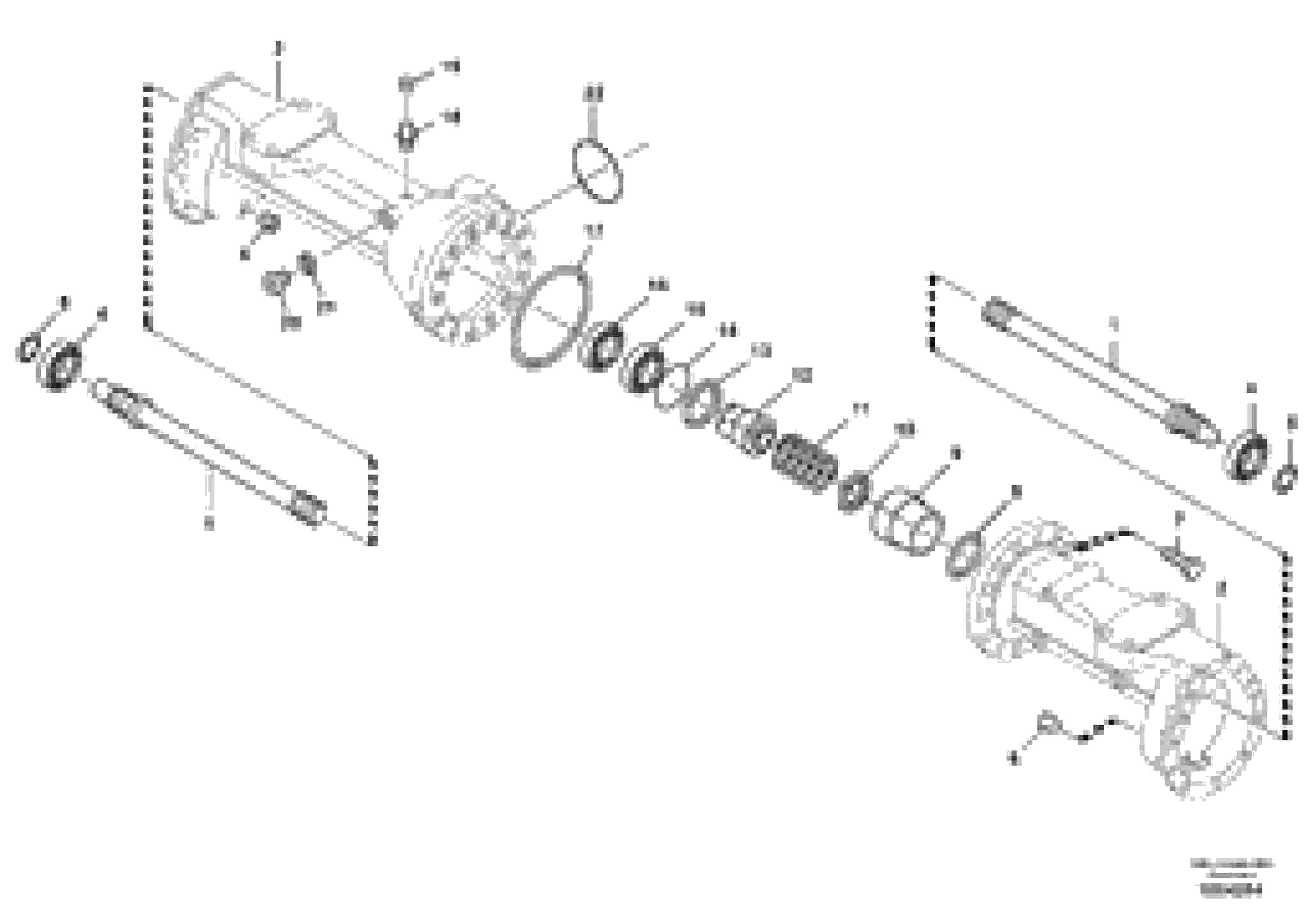 Схема запчастей Volvo L35B - 81273 Картер (корпус) заднего моста L35B S/N186/187/188/1893000 - 6000