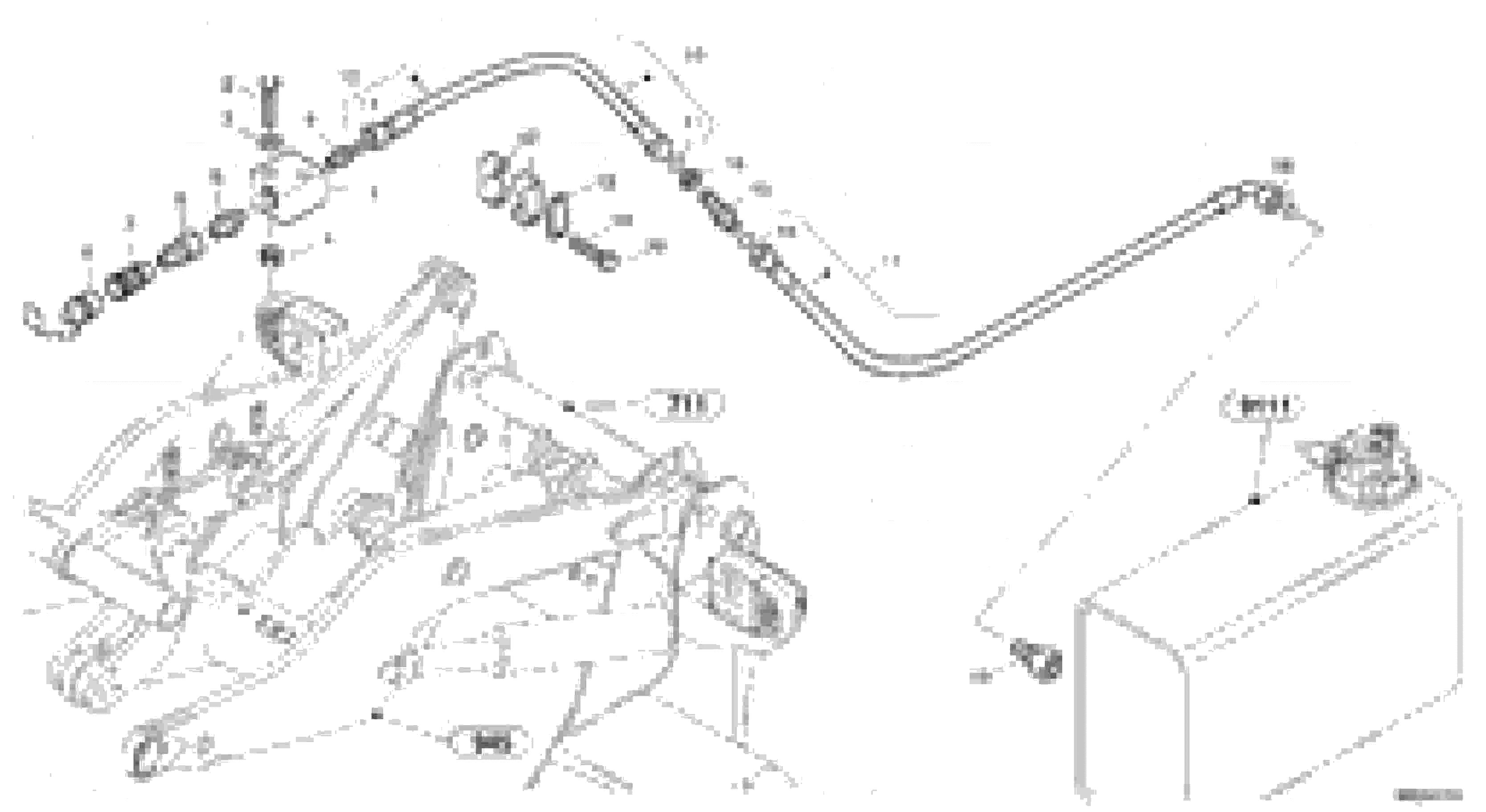 Схема запчастей Volvo L40B - 53653 Leakage line - Option L40B TYPE 191, 192 SER NO - 1499