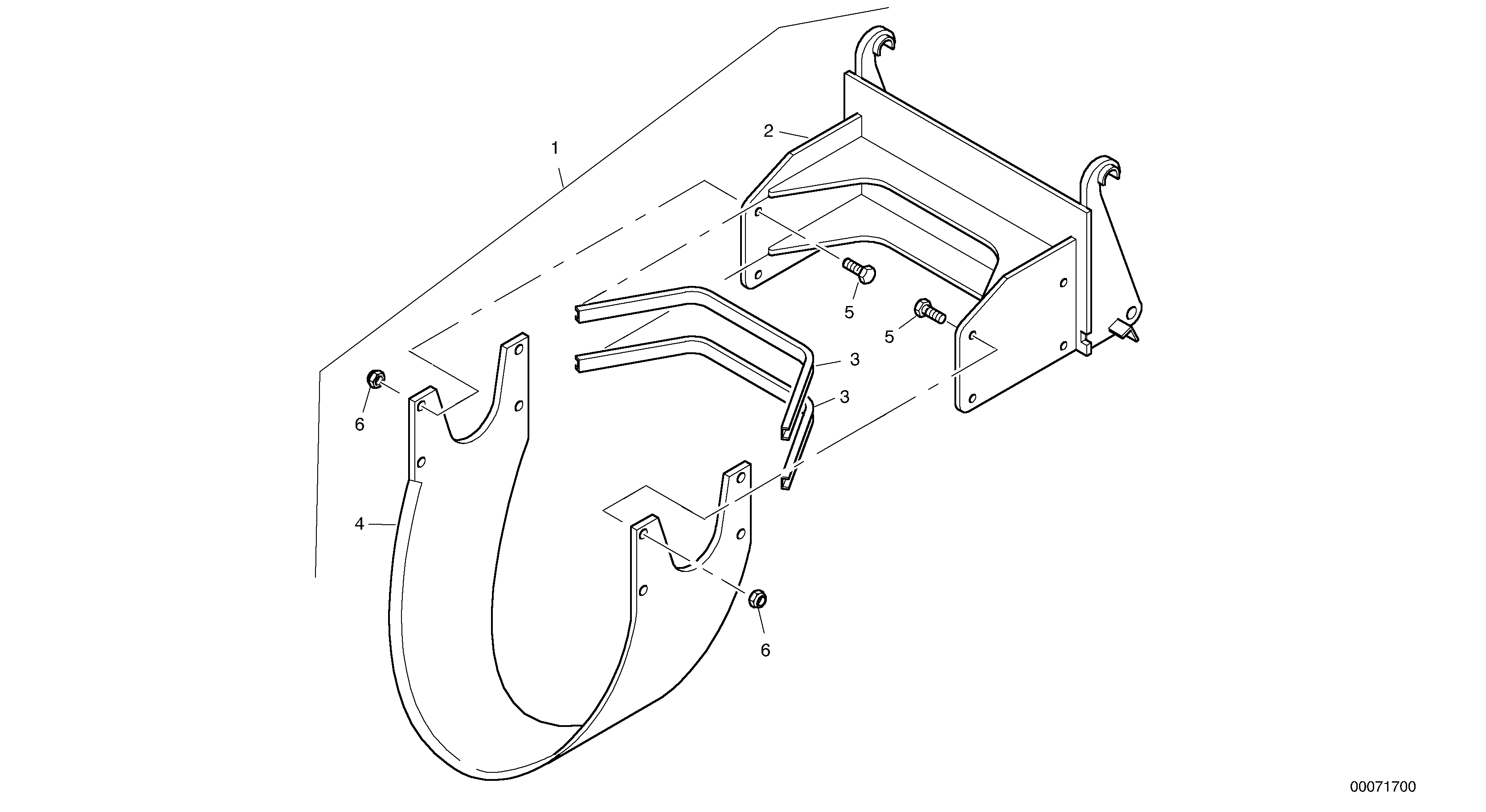 Схема запчастей Volvo L40B - 33811 Shovel for tree planting L40B TYPE 191, 192 SER NO - 1499