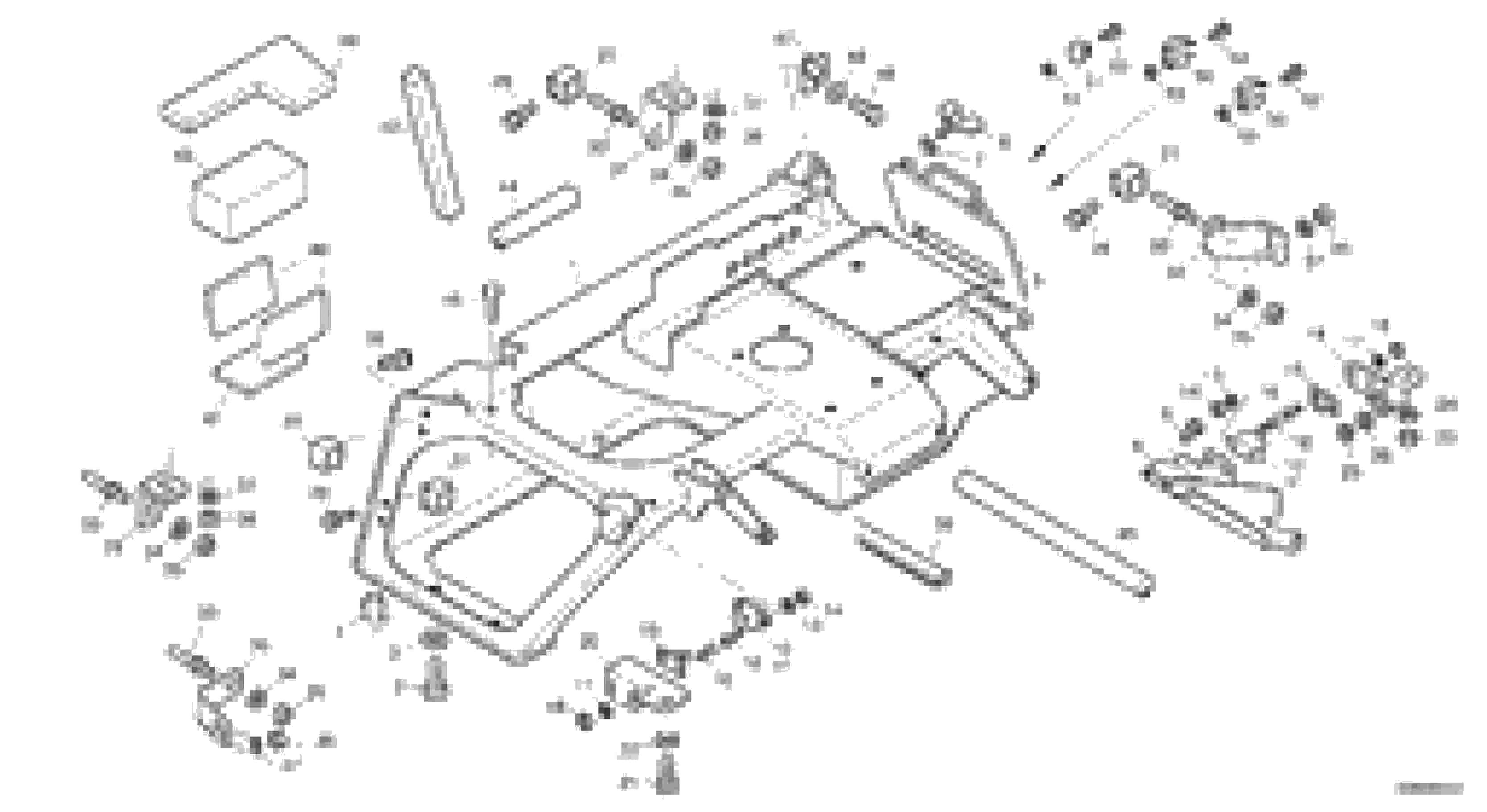 Схема запчастей Volvo L40B - 38745 Engine hood - Fastening L40B TYPE 191, 192 SER NO - 1499