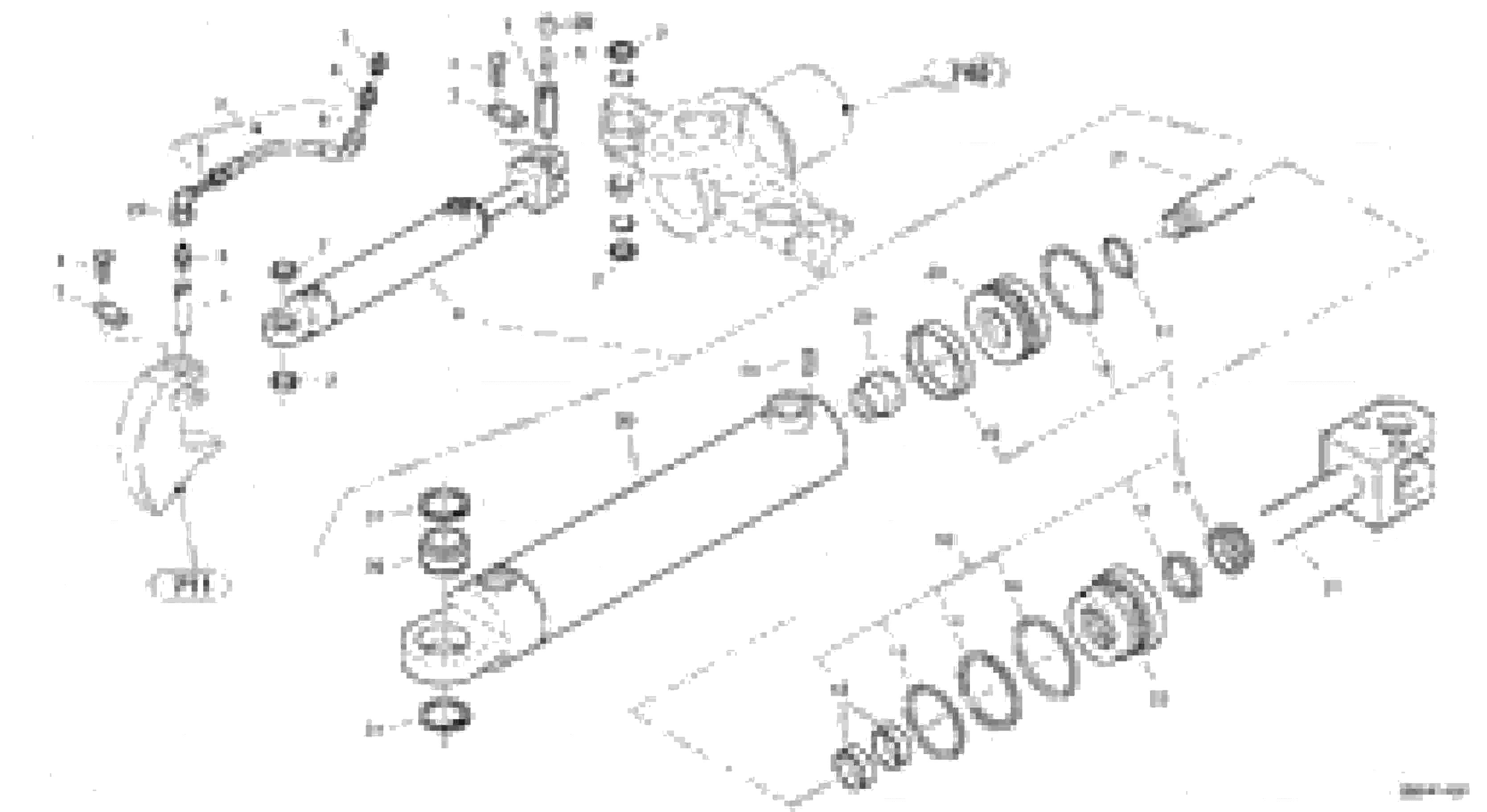 Схема запчастей Volvo L45B - 4156 Гидроцилиндр рулевой L45B S/N 1941500 - S/N 1951500 -