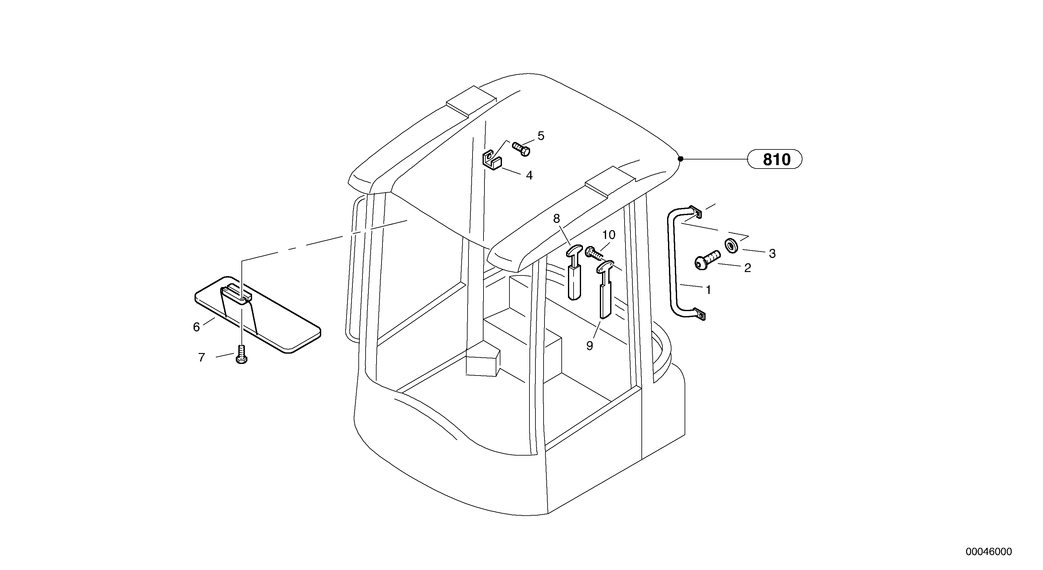 Схема запчастей Volvo L45B - 4181 Interior equipment L45B S/N 1941500 - S/N 1951500 -