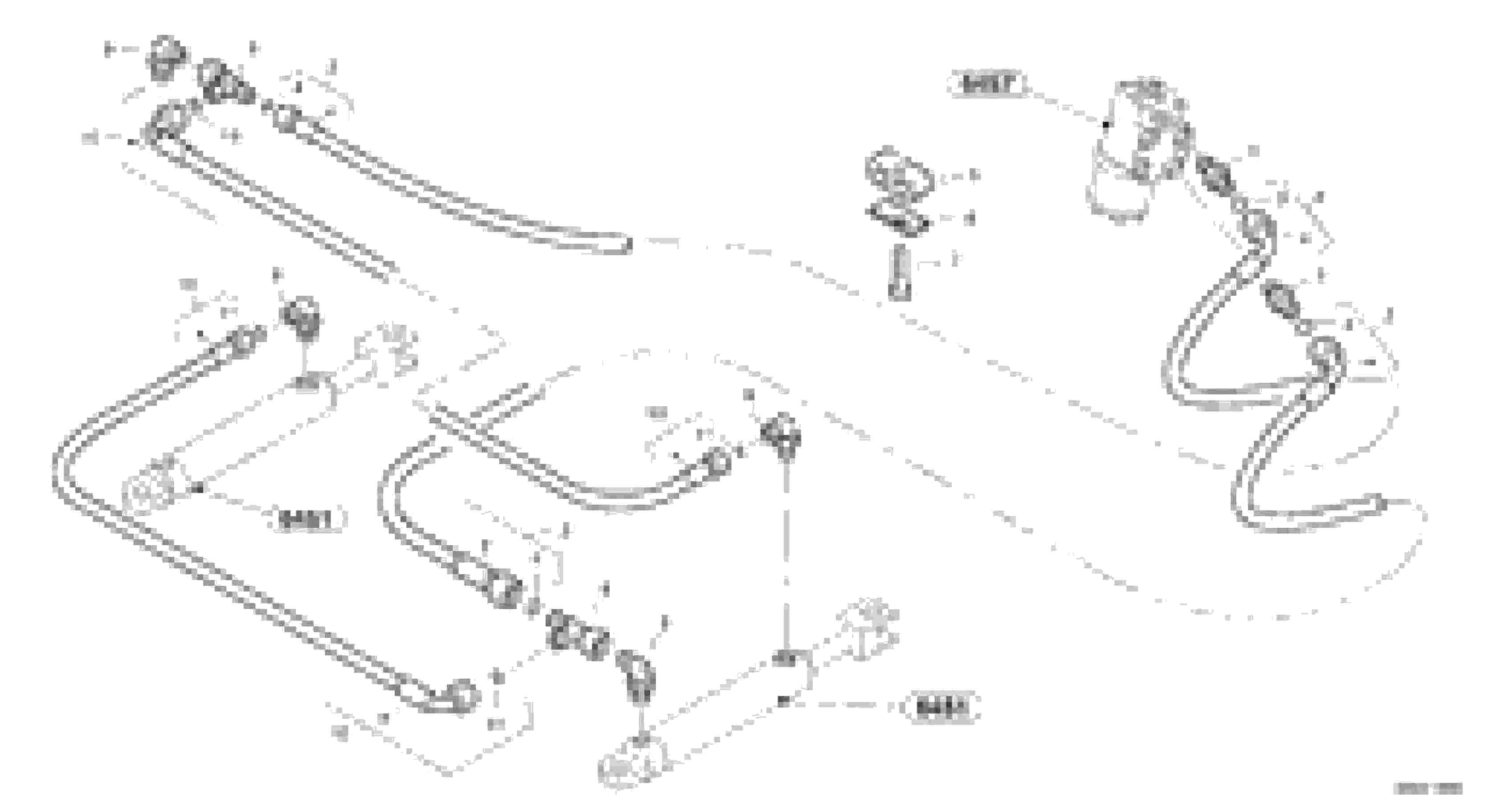 Схема запчастей Volvo L45B - 1615 Steering-hydraulic equipment - front vehicle L45B TYPE 194, 195 SER NO - 1499
