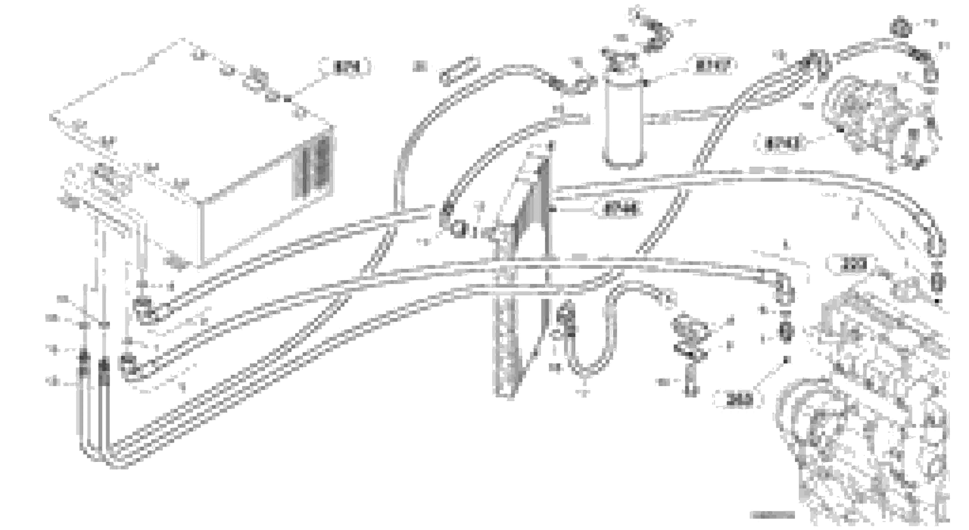 Схема запчастей Volvo L45B - 21448 Pipes - Air-conditioning system L45B TYPE 194, 195 SER NO - 1499