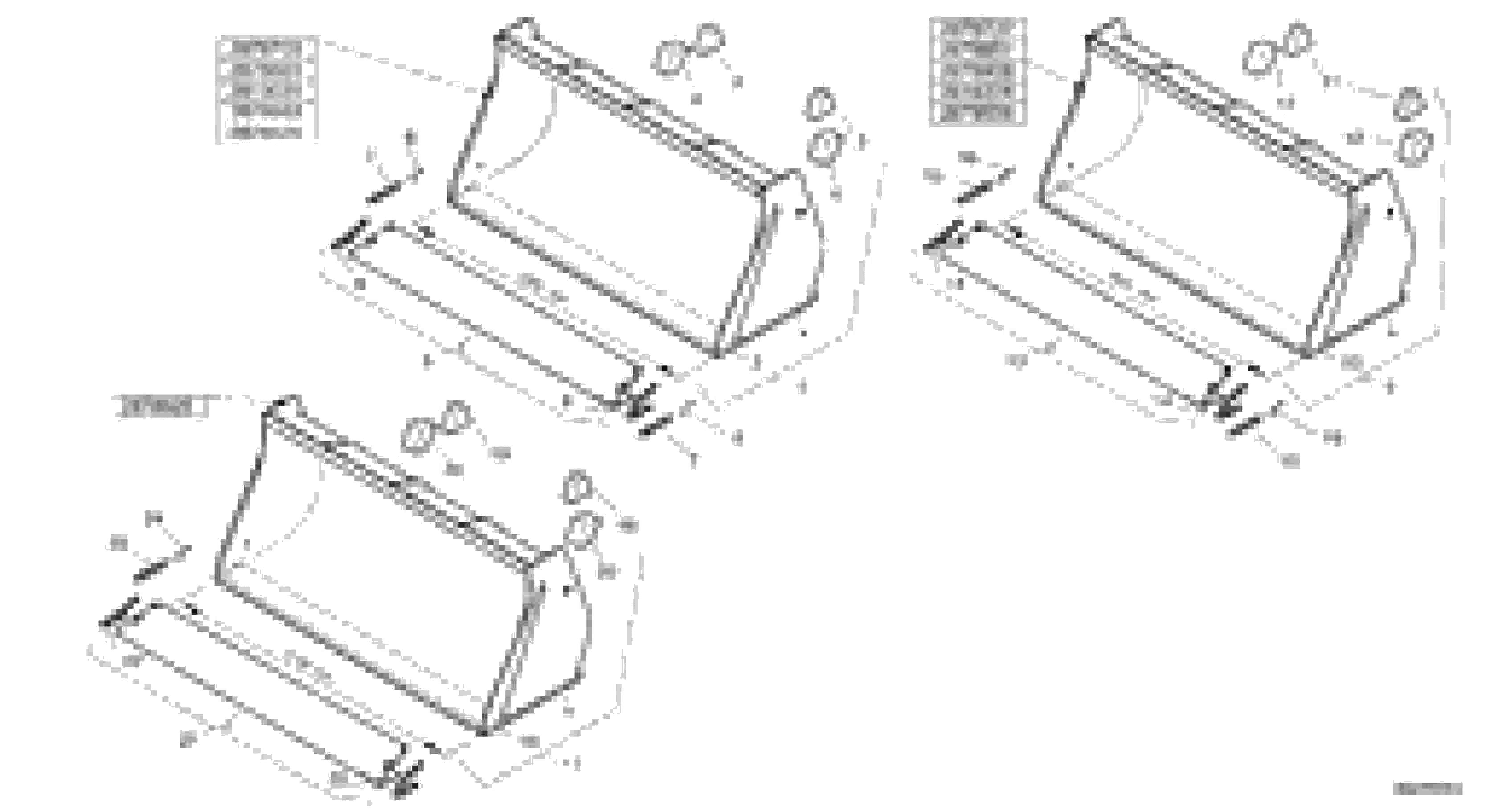 Схема запчастей Volvo L45B - 2013 Bucket without teeth - TPZ L45B TYPE 194, 195 SER NO - 1499