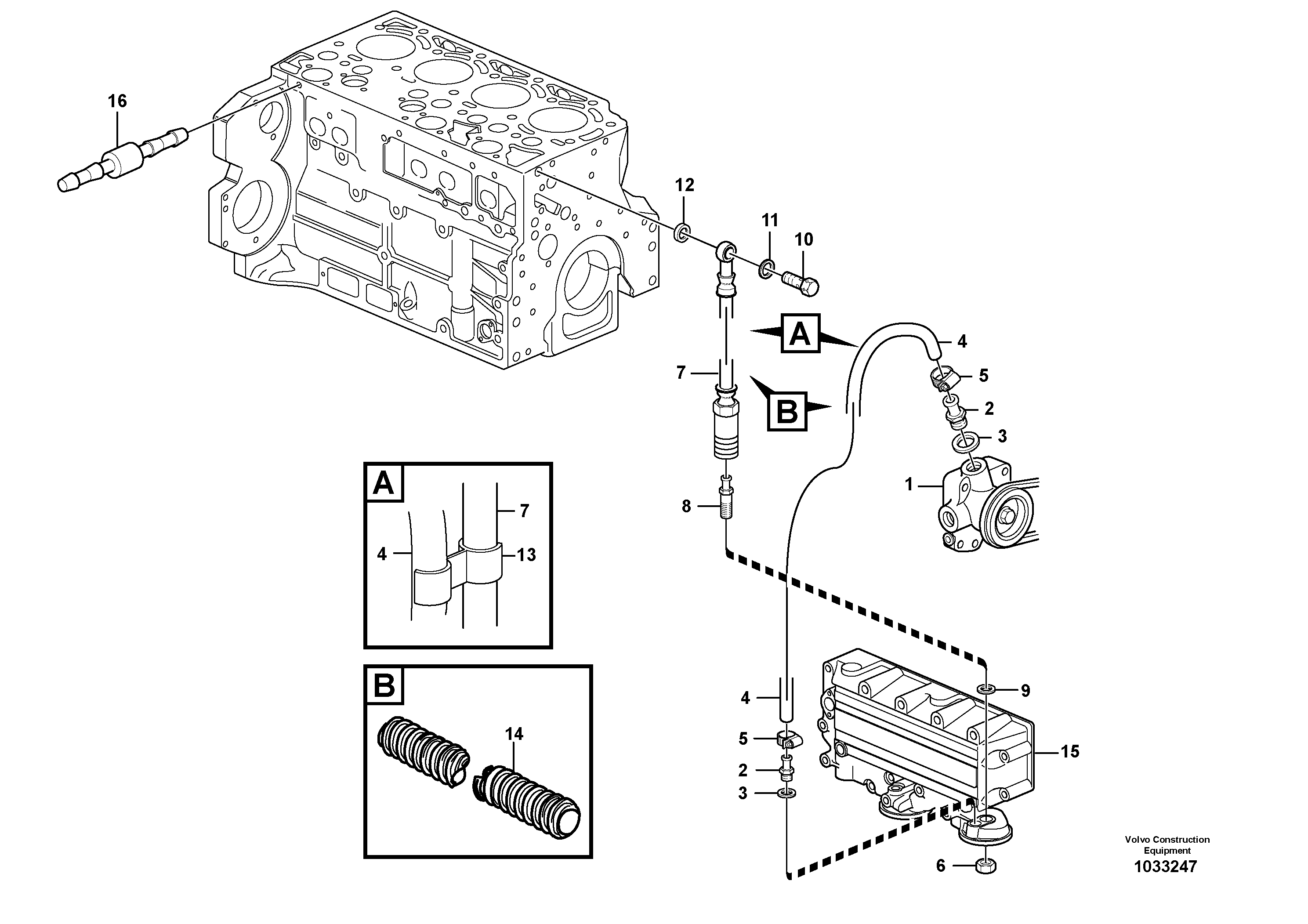 Схема запчастей Volvo L45B - 3380 Fuel pipes, fuel pump L45B S/N 1941500 - S/N 1951500 -