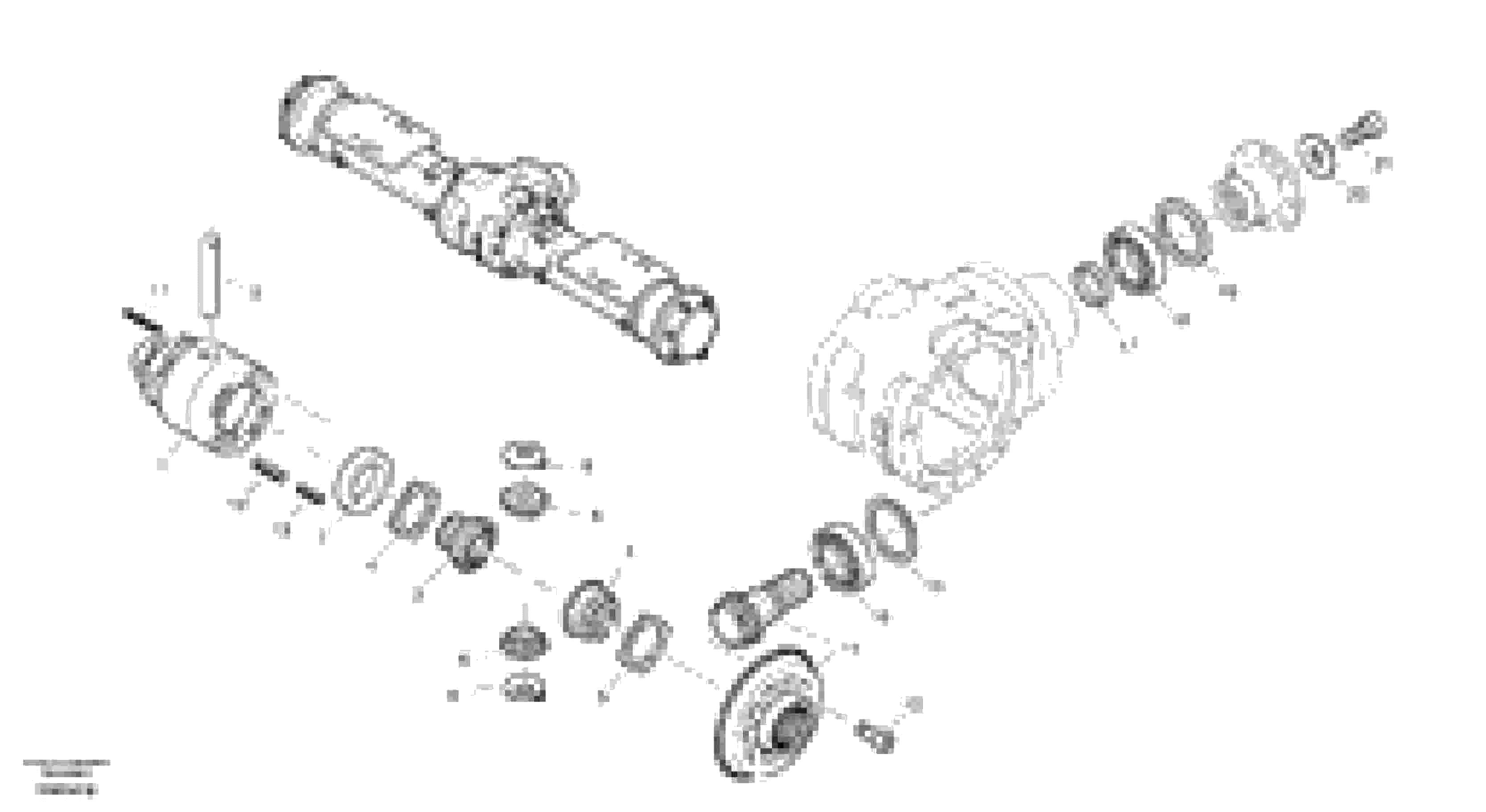 Схема запчастей Volvo L25B - 66177 Корпус дифференциала переднего моста L25B TYPE 175, S/N 0500 - TYPE 176, S/N 0001 -