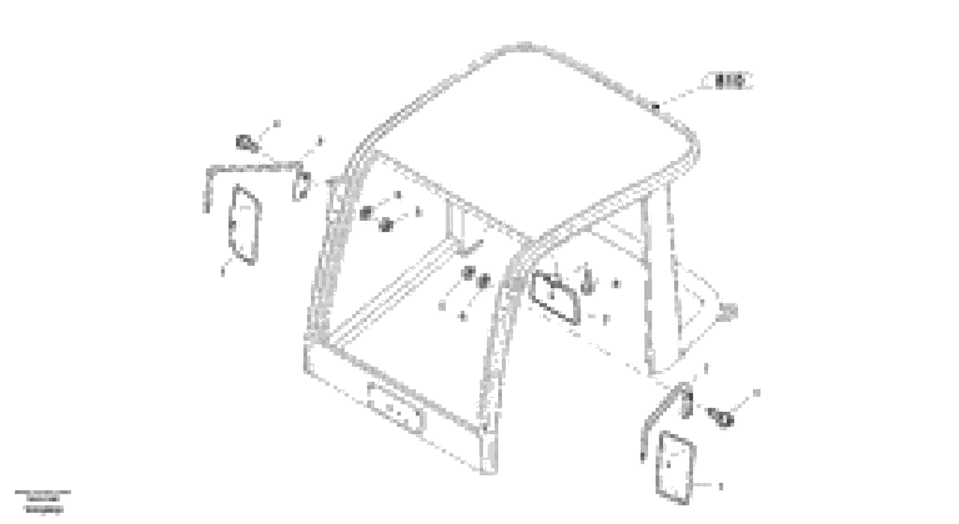 Схема запчастей Volvo L25B - 82808 Rear view mirror L25B TYPE 175, S/N 0500 - TYPE 176, S/N 0001 -