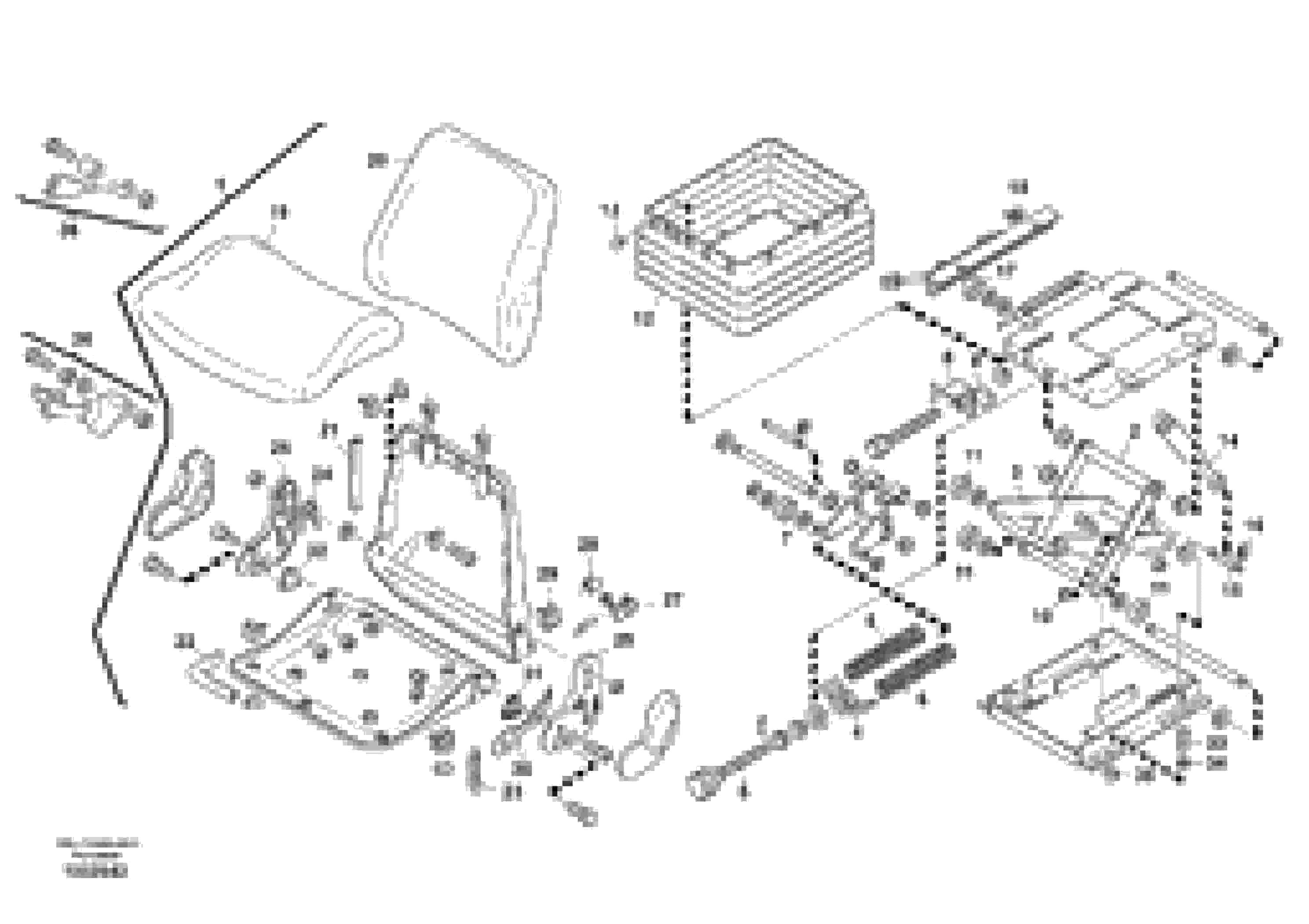 Схема запчастей Volvo L25B - 51997 Drivers seat L25B TYPE 175 SER NO - 0499