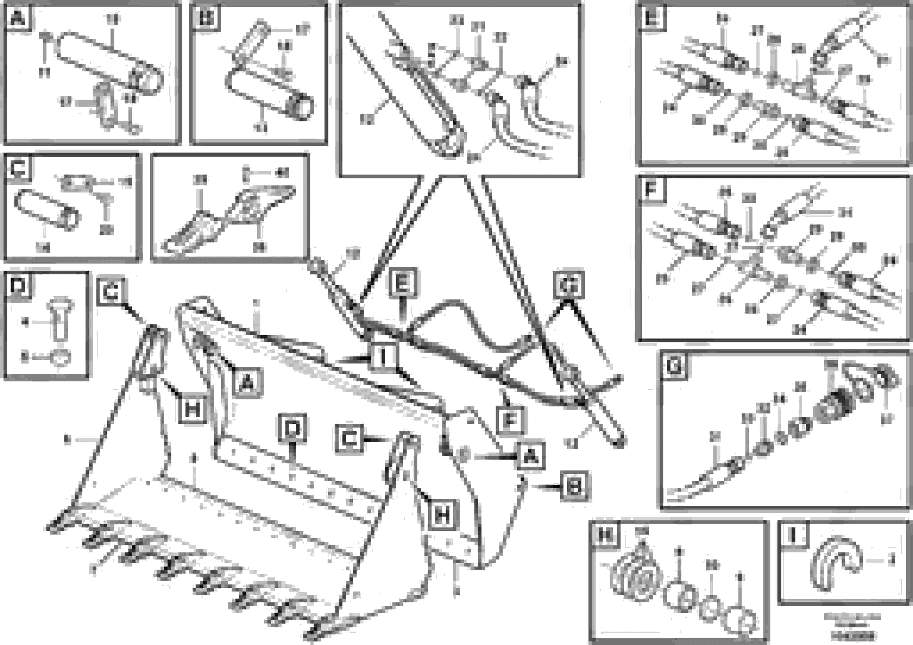 Схема запчастей Volvo L45F - 101290 Multi-purpose bucket ATTACHMENTS ATT. COMPACT WHEEL LOADERS GEN. F