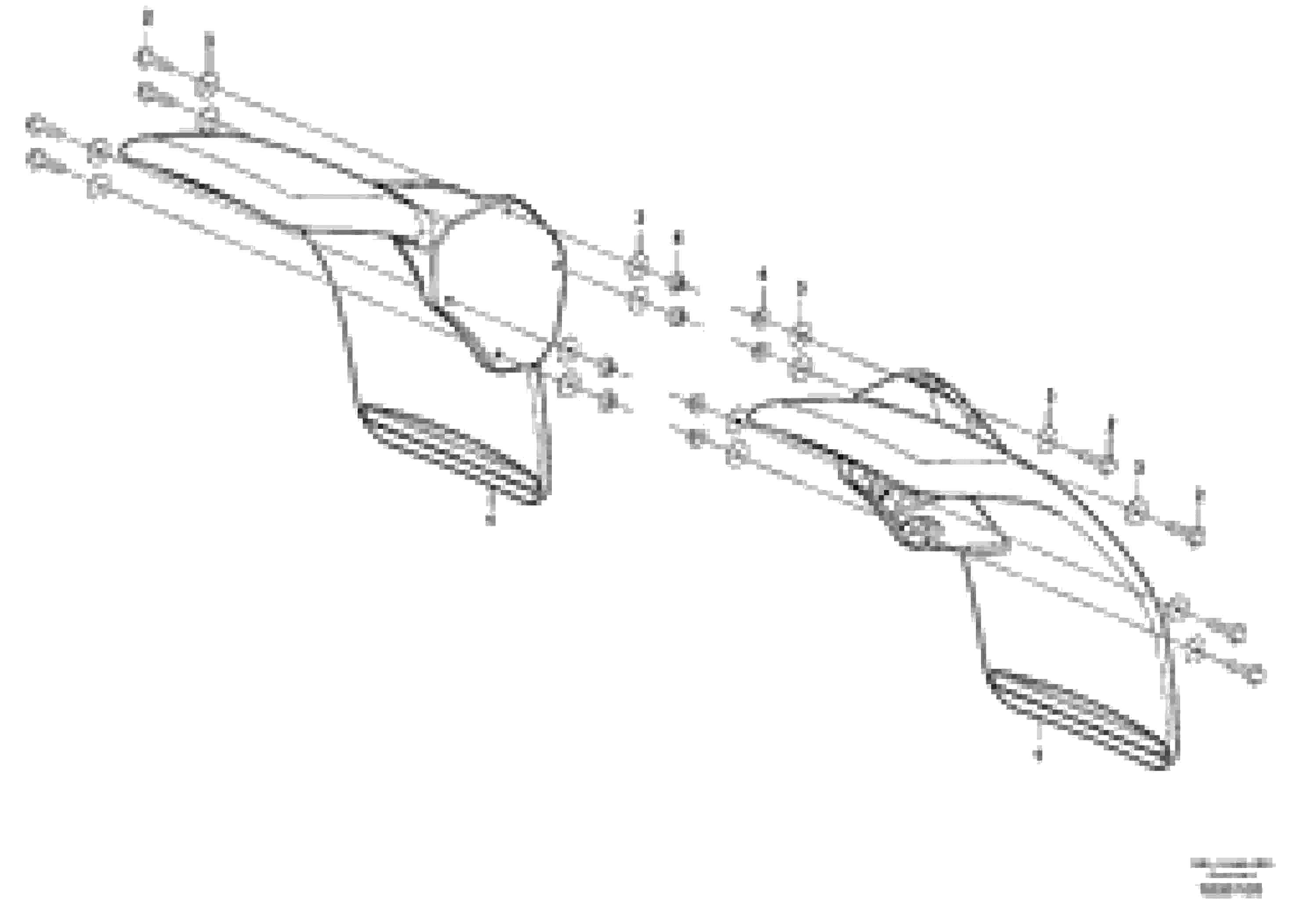 Схема запчастей Volvo L45F - 46843 Fender, front L45F