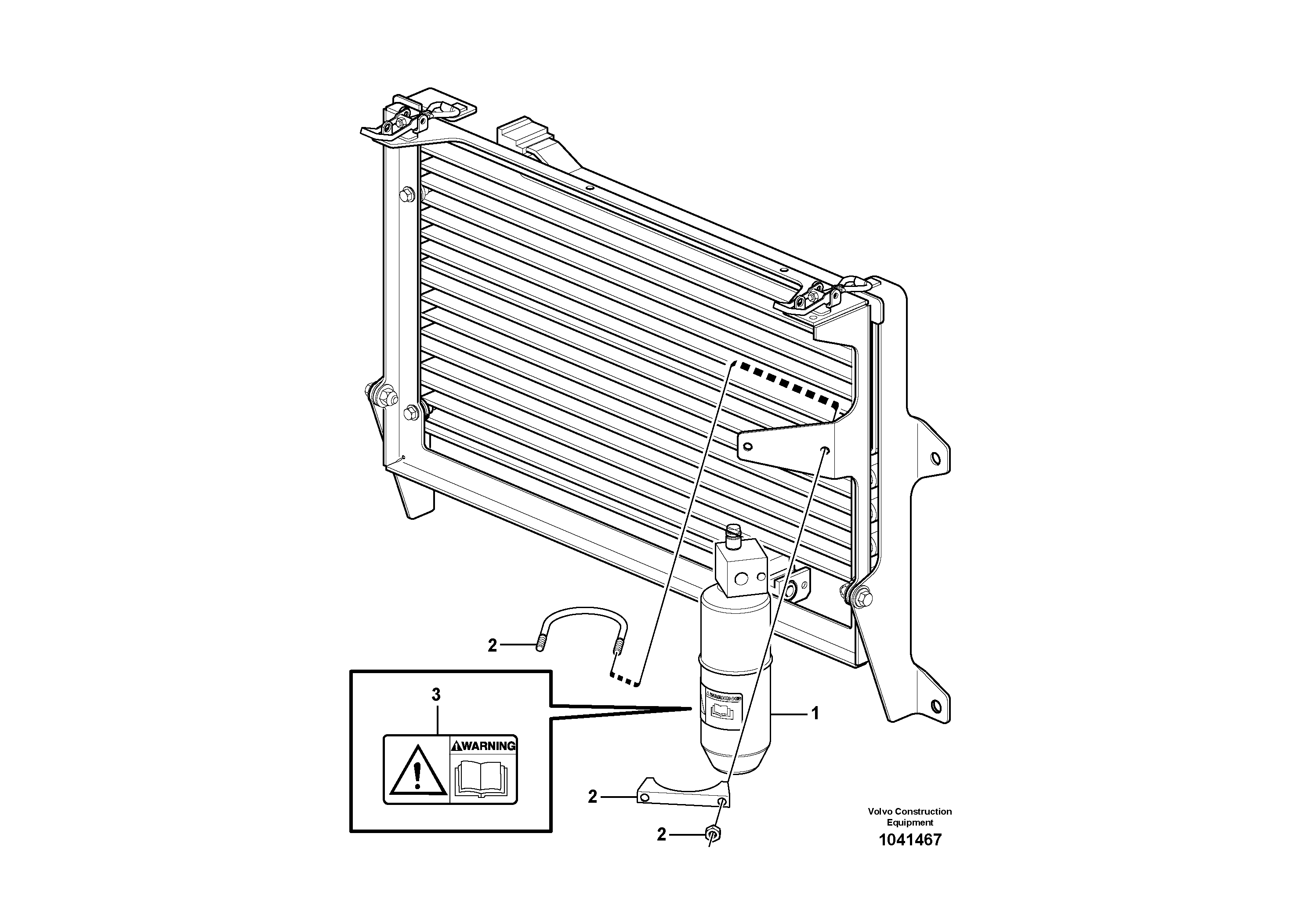 Схема запчастей Volvo L45F - 48515 Receiver drier L45F