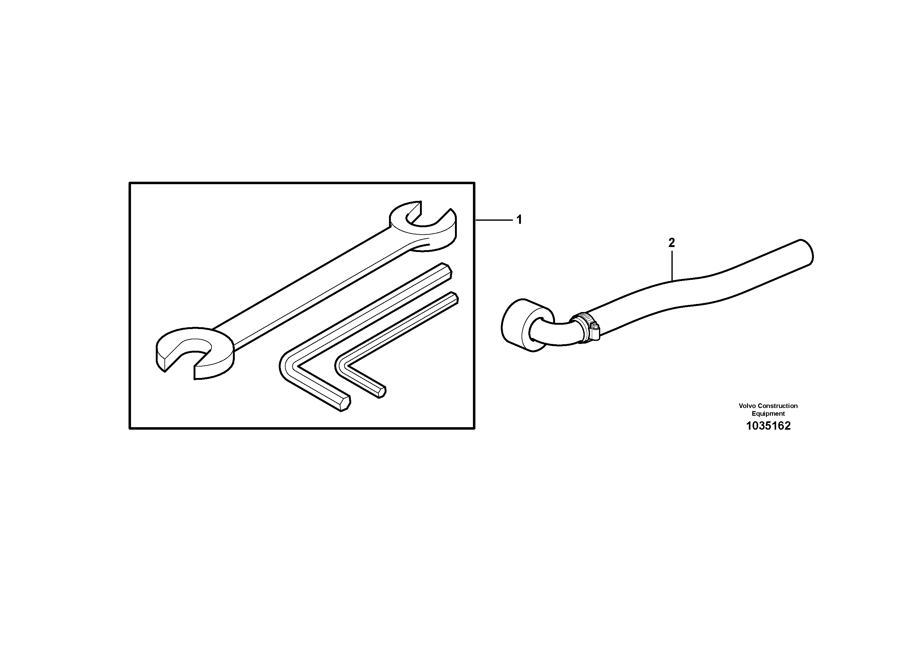 Схема запчастей Volvo L45F - 42784 Инструменты для ремонта L45F