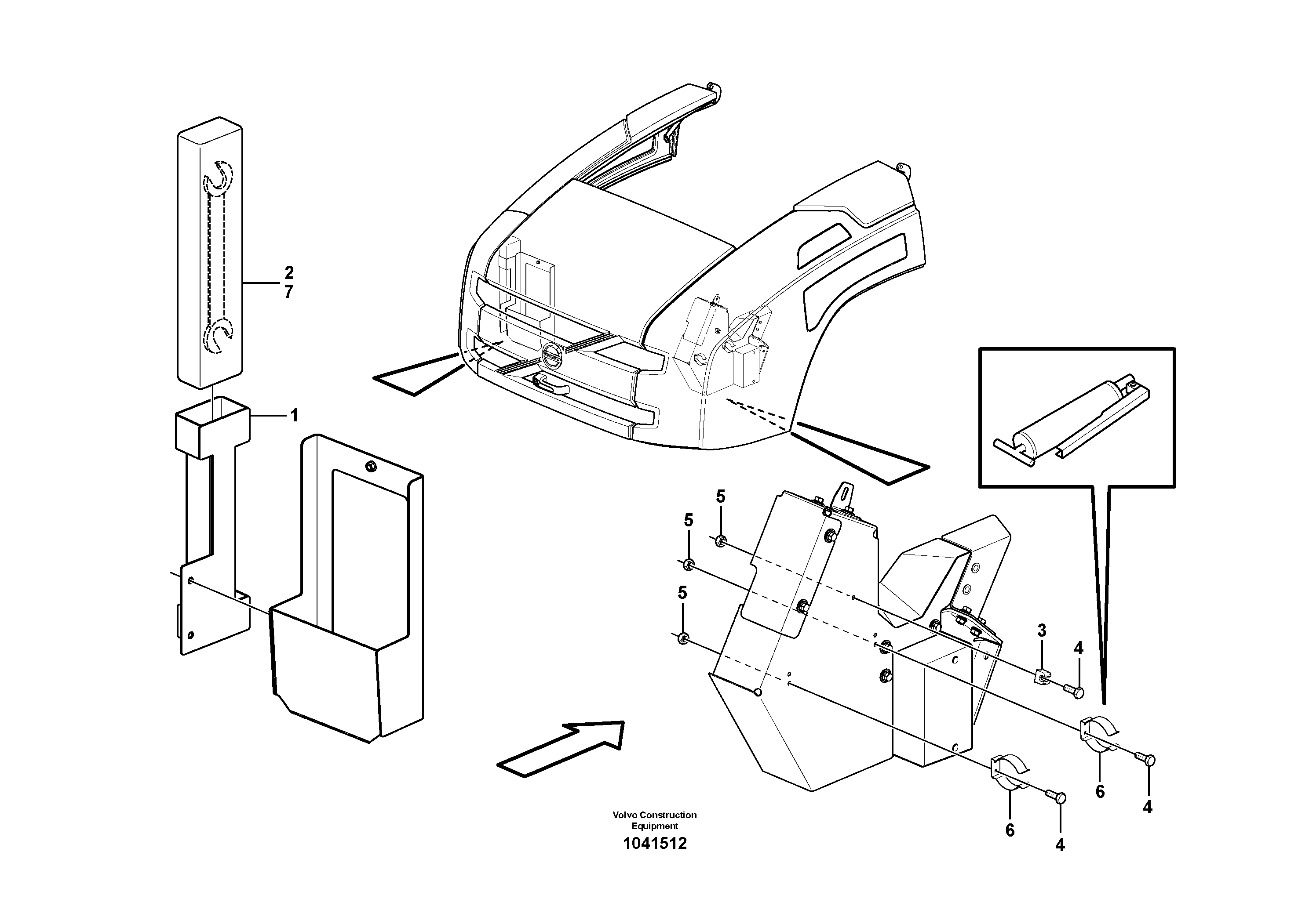 Схема запчастей Volvo L45F - 42785 Набор инструментов L45F