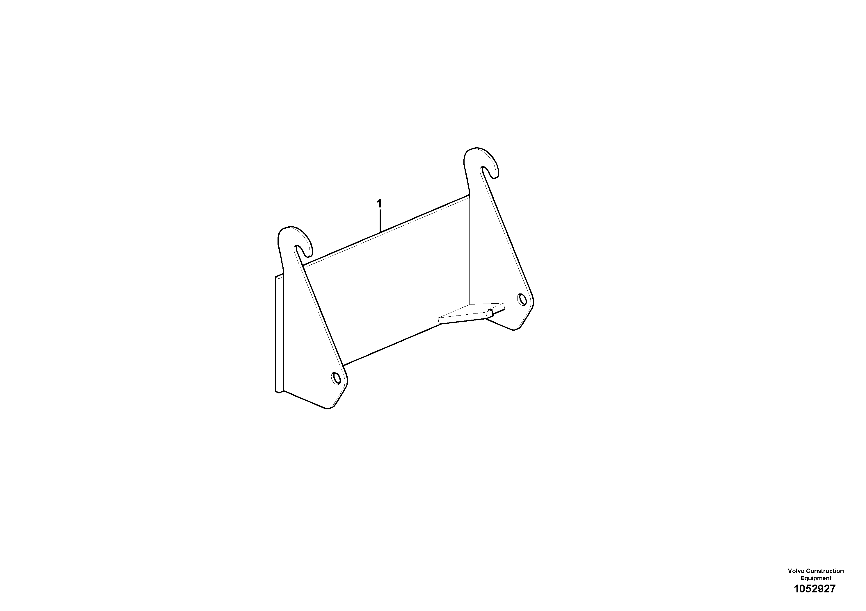 Схема запчастей Volvo L45F - 53409 Attachment L45F