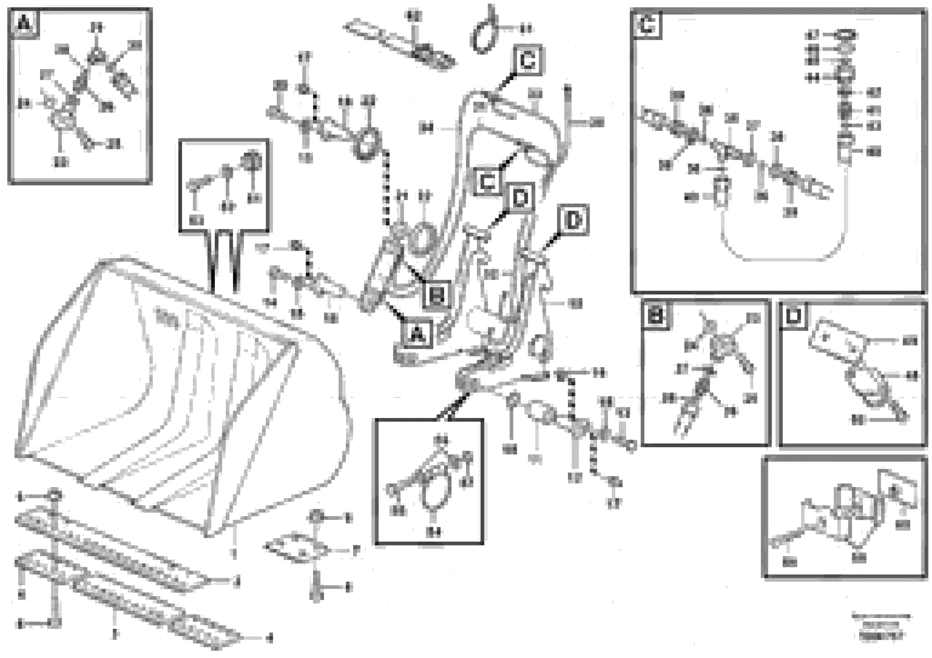 Схема запчастей Volvo L50F - 97931 High-tipping bucket ATTACHMENTS ATT. COMPACT WHEEL LOADERS GEN. F