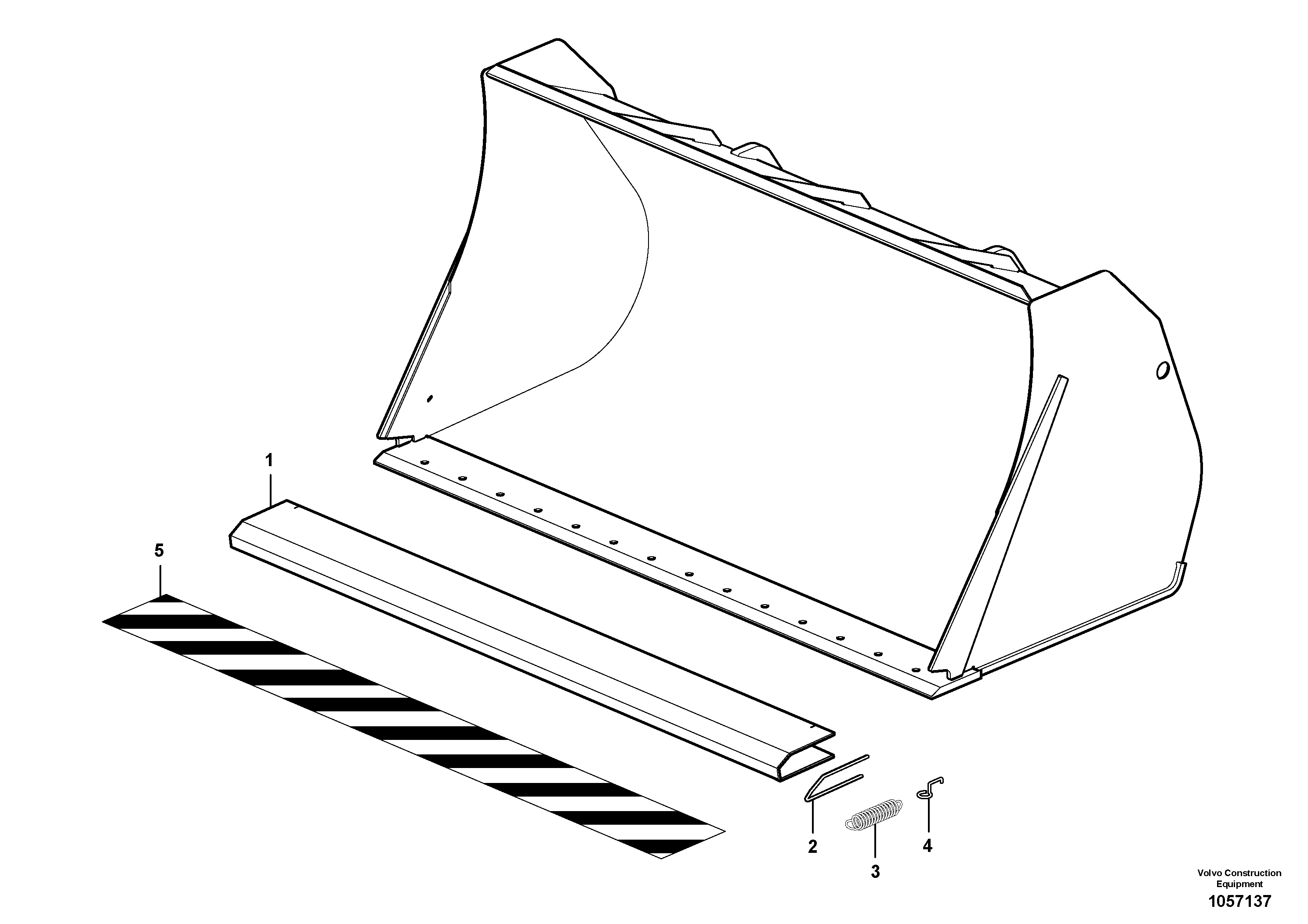 Схема запчастей Volvo L50F - 98219 Protecting plate ATTACHMENTS ATT. COMPACT WHEEL LOADERS GEN. F