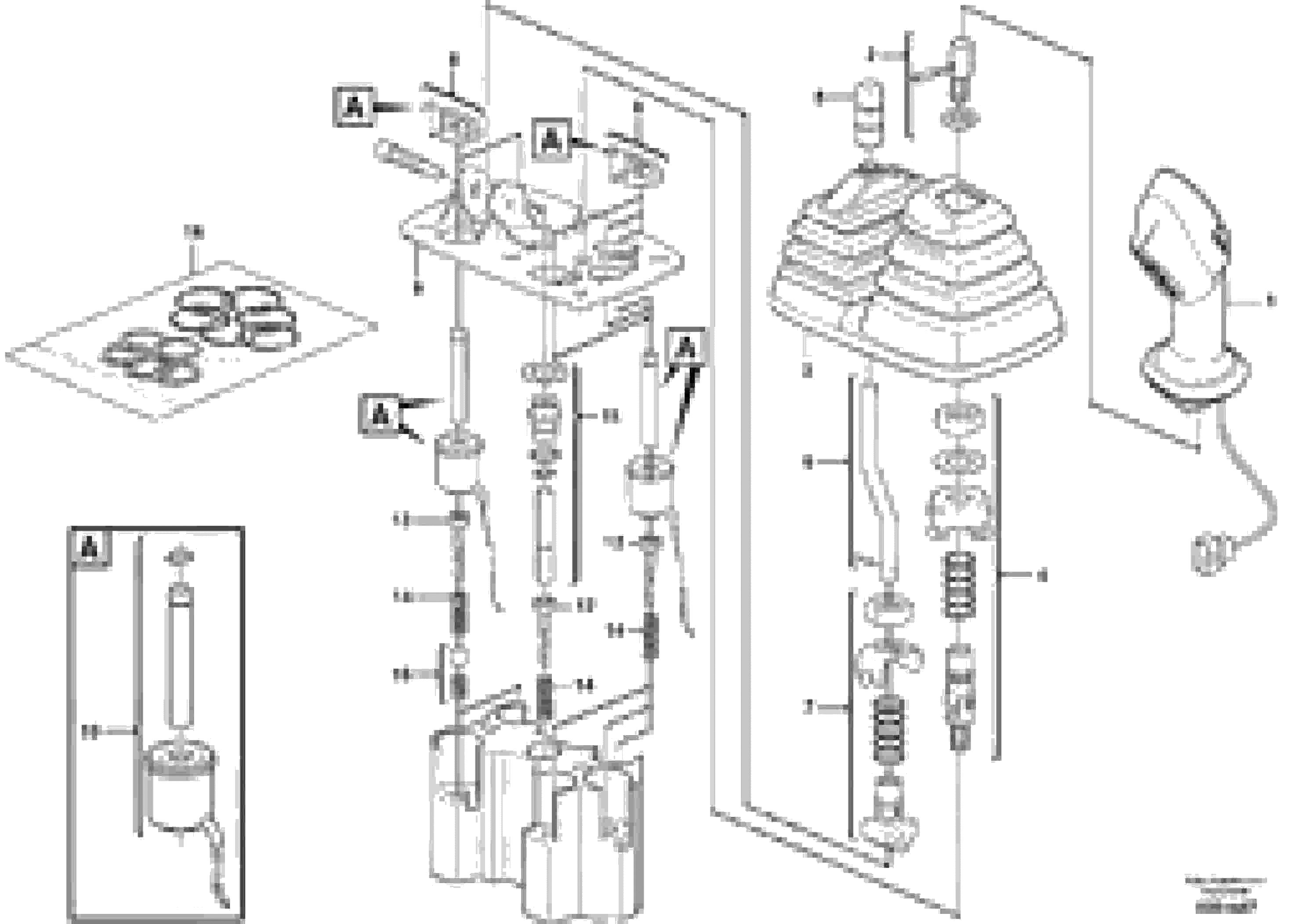 Схема запчастей Volvo L50F - 53343 Servo valve L50F