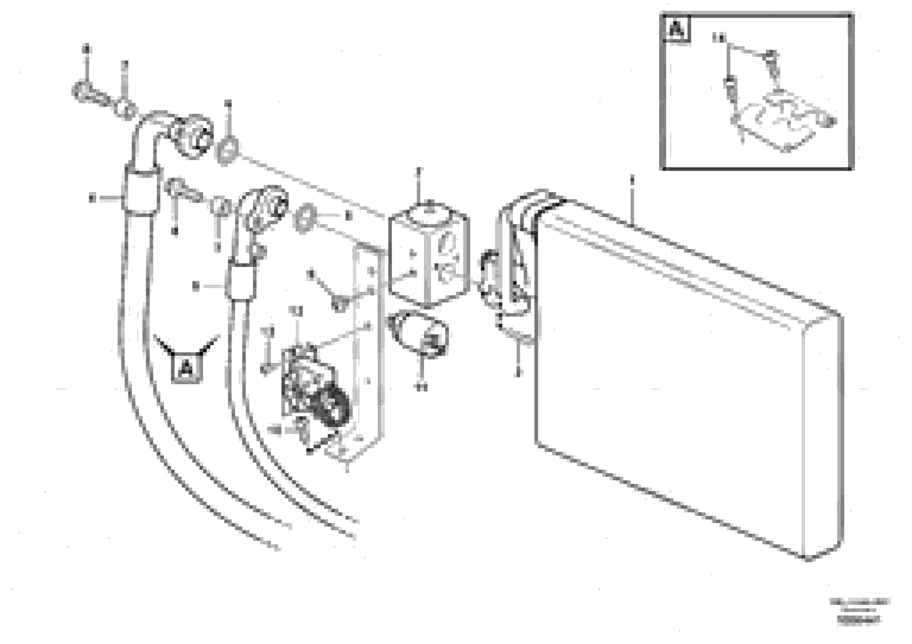 Схема запчастей Volvo L20F - 92741 Air-conditioning system L20F