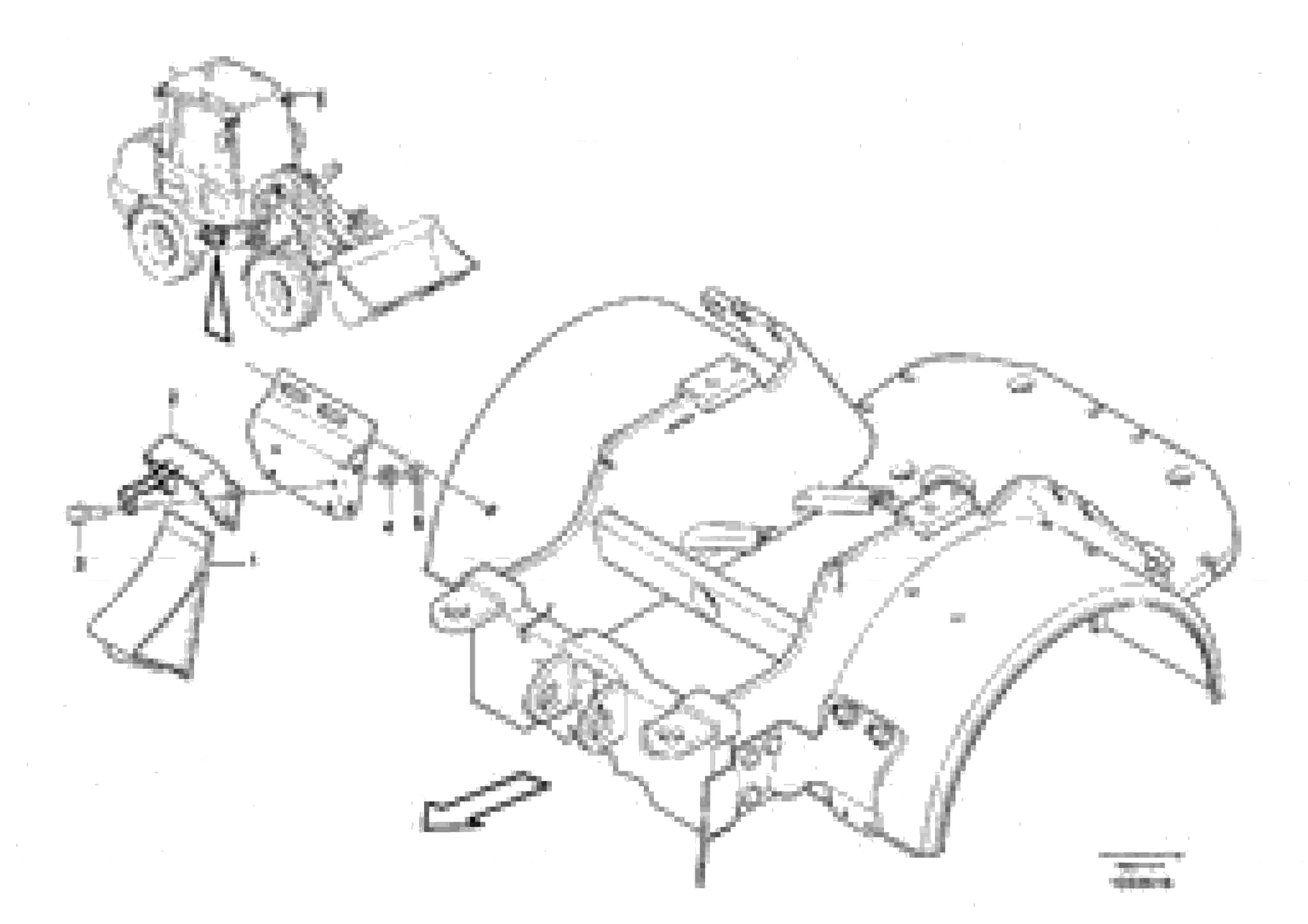 Схема запчастей Volvo L20F - 88981 Stop block for wheel L20F