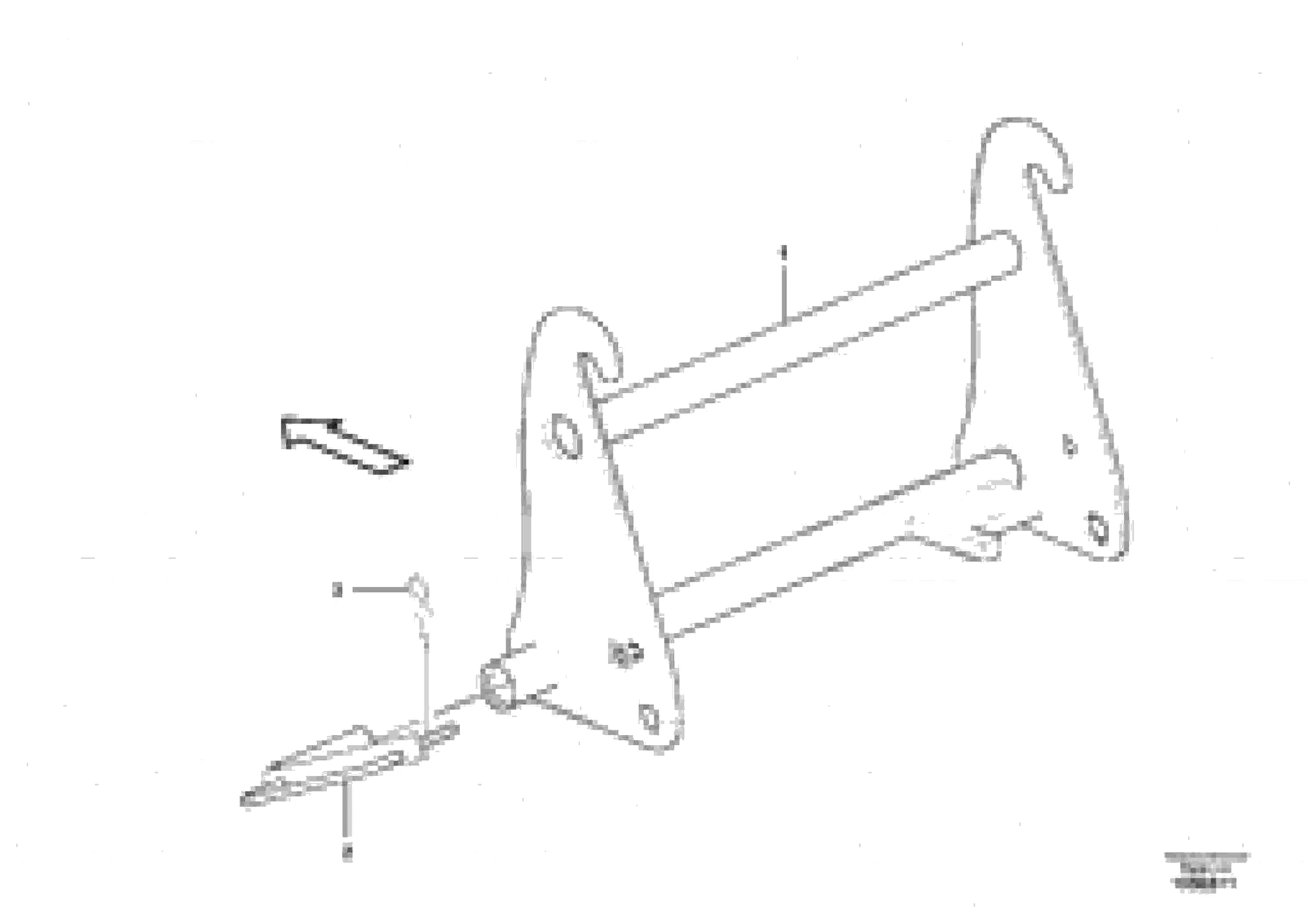 Схема запчастей Volvo L20F - 44712 Attachment bracket L20F