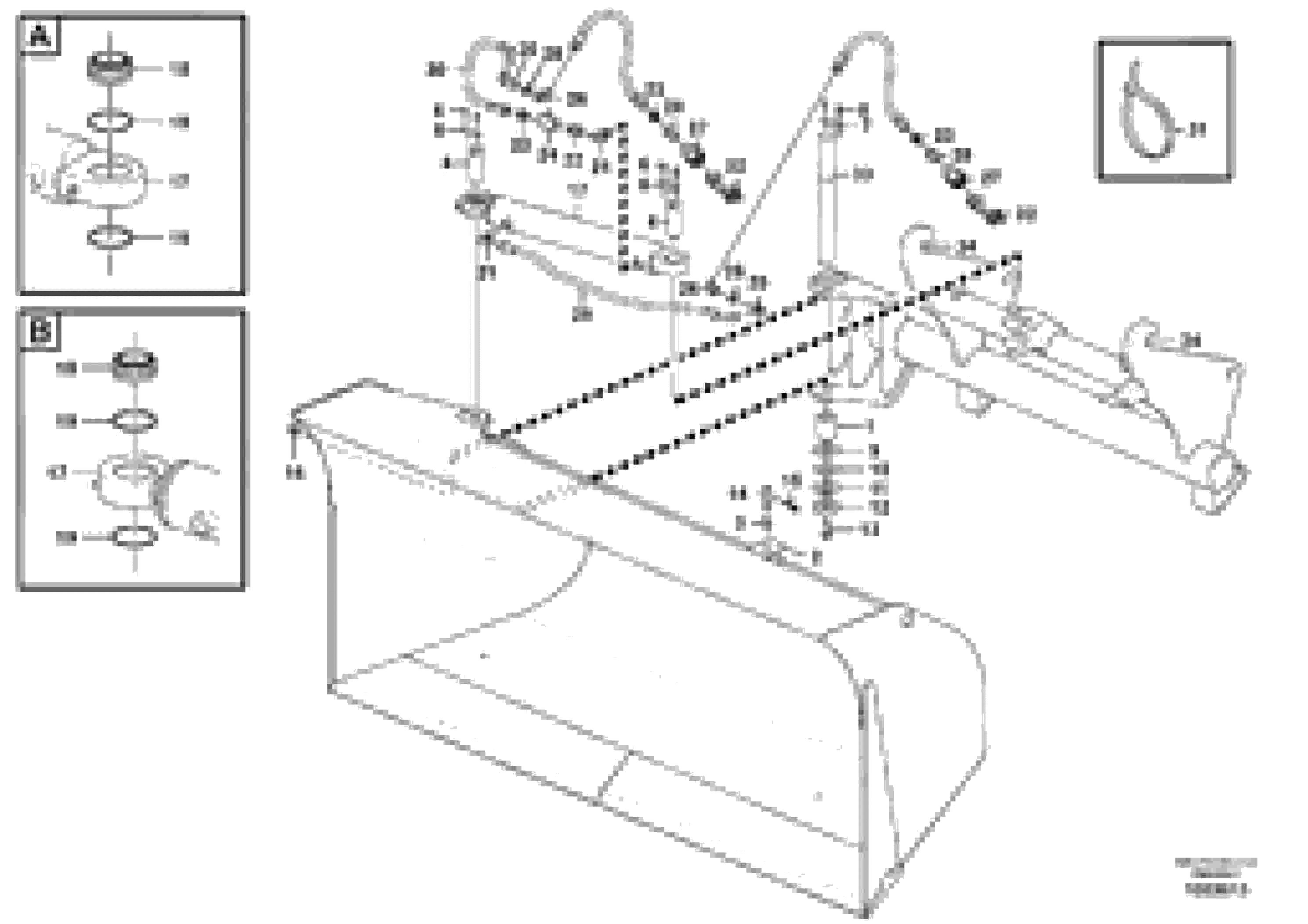 Схема запчастей Volvo L20F - 99189 Side tip bucket - TPZ ATTACHMENTS ATT. COMPACT WHEEL LOADERS GEN. F